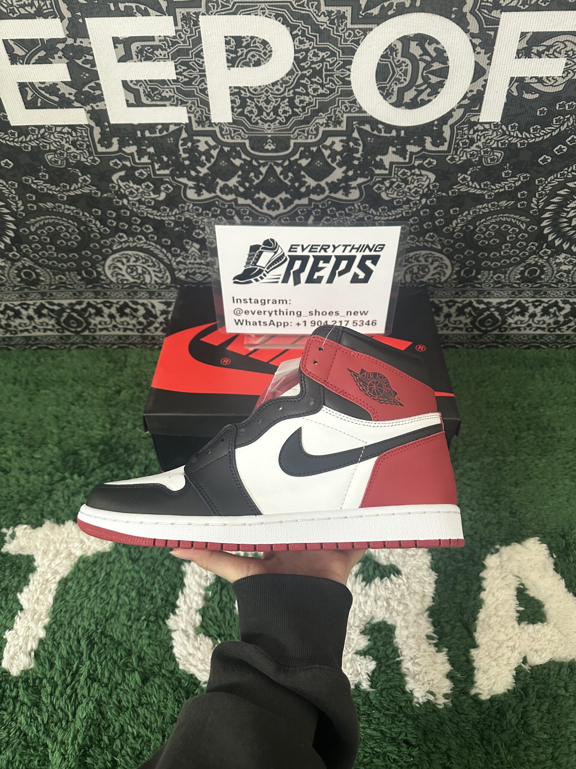 Jordan 1 Retro Black Toe (2016) - Image 3
