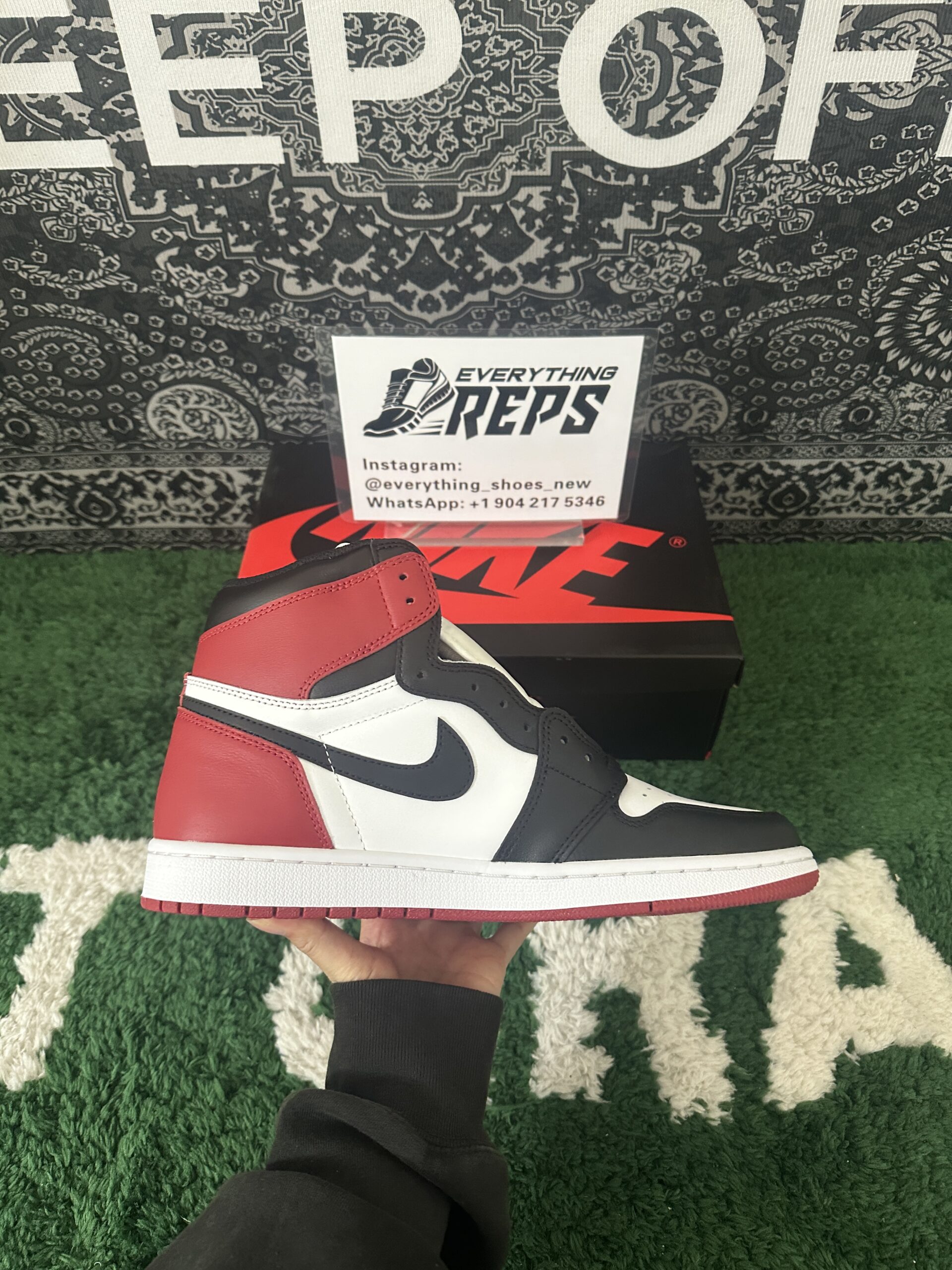 Jordan 1 Retro Black Toe (2016) - Image 2