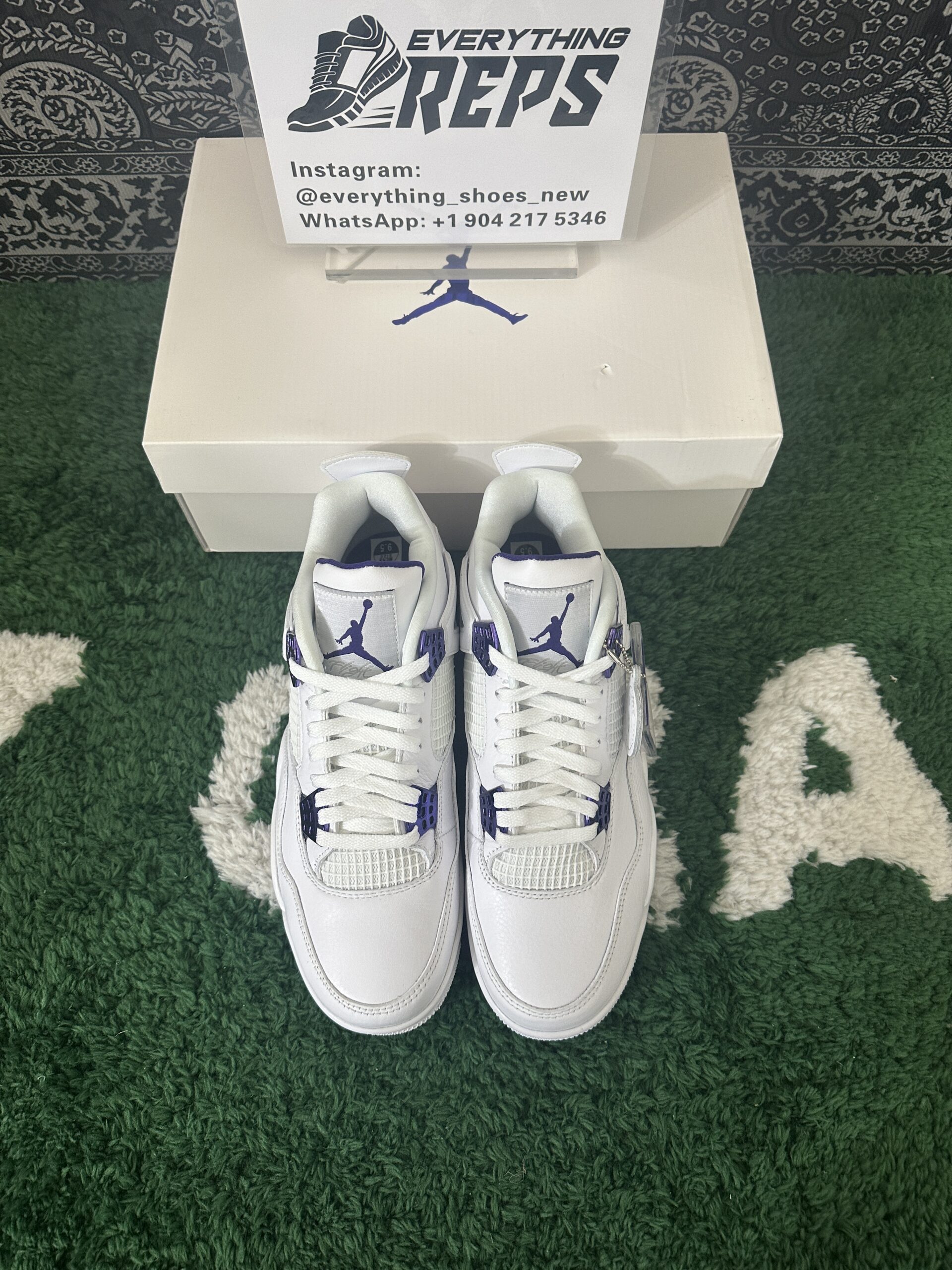 Air Jordan 4 Retro Metallic Purple - Image 3
