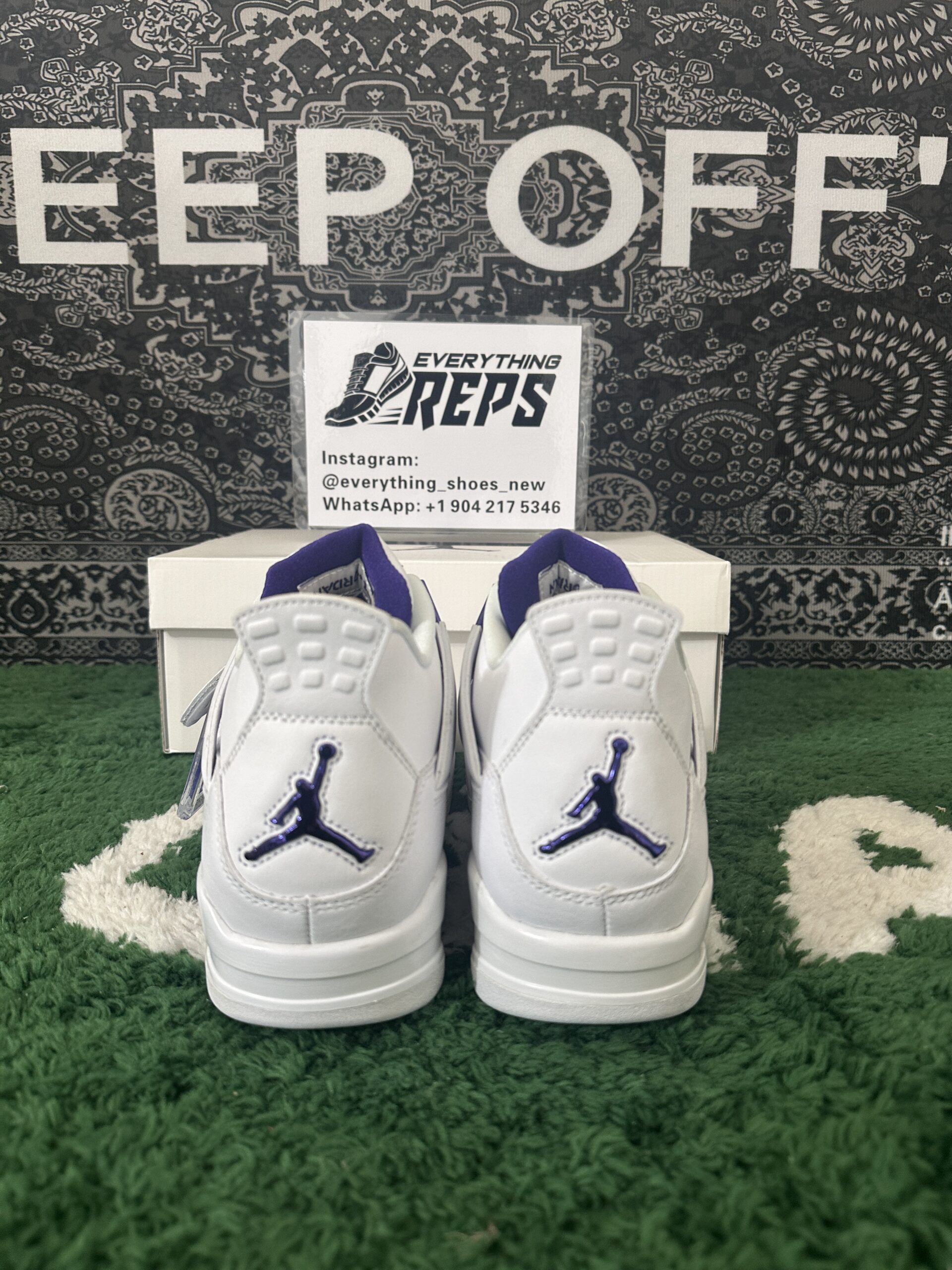 Air Jordan 4 Retro Metallic Purple - Image 4