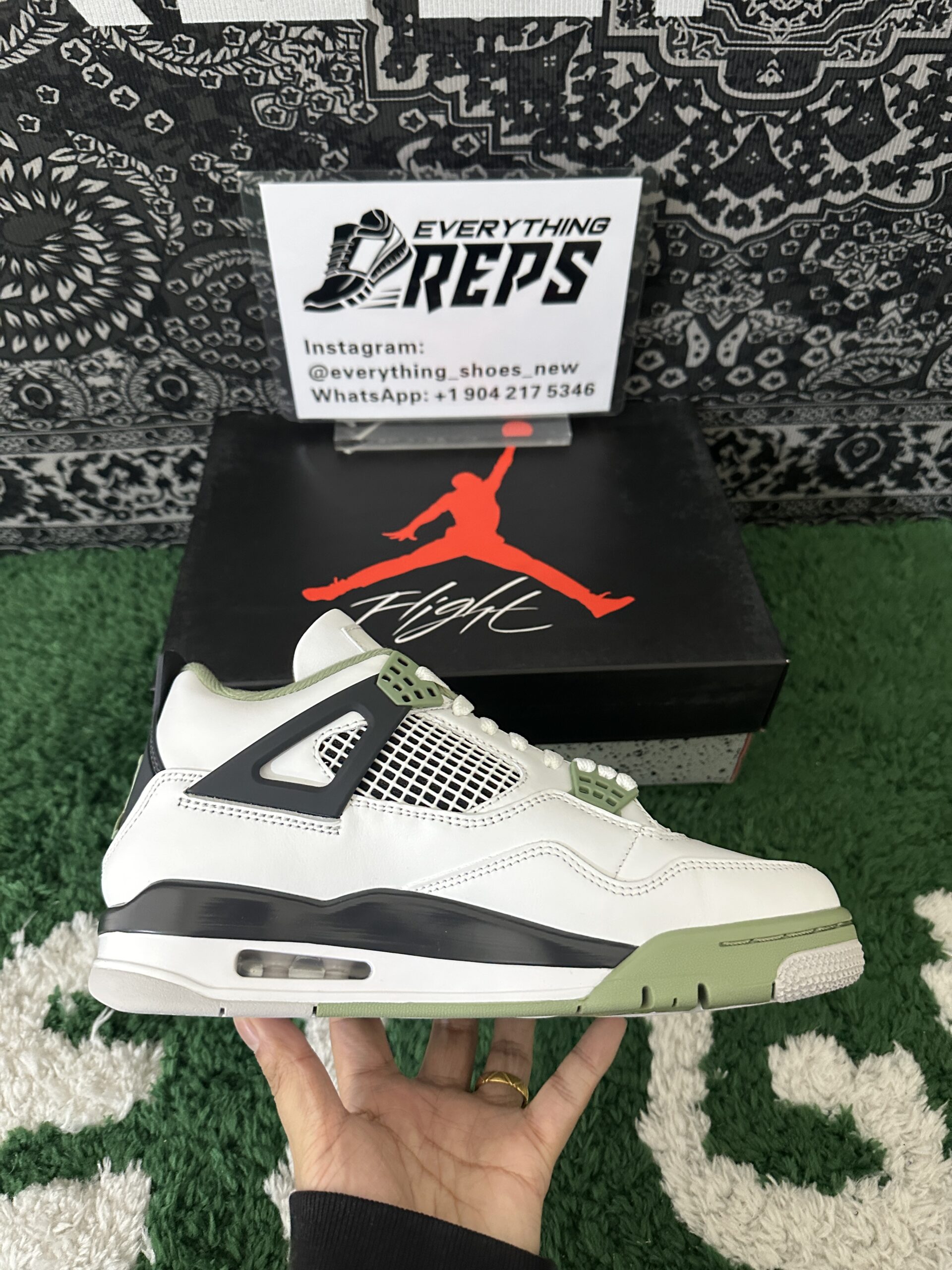 Air Jordan 4 Retro 'Seafoam' - Image 5