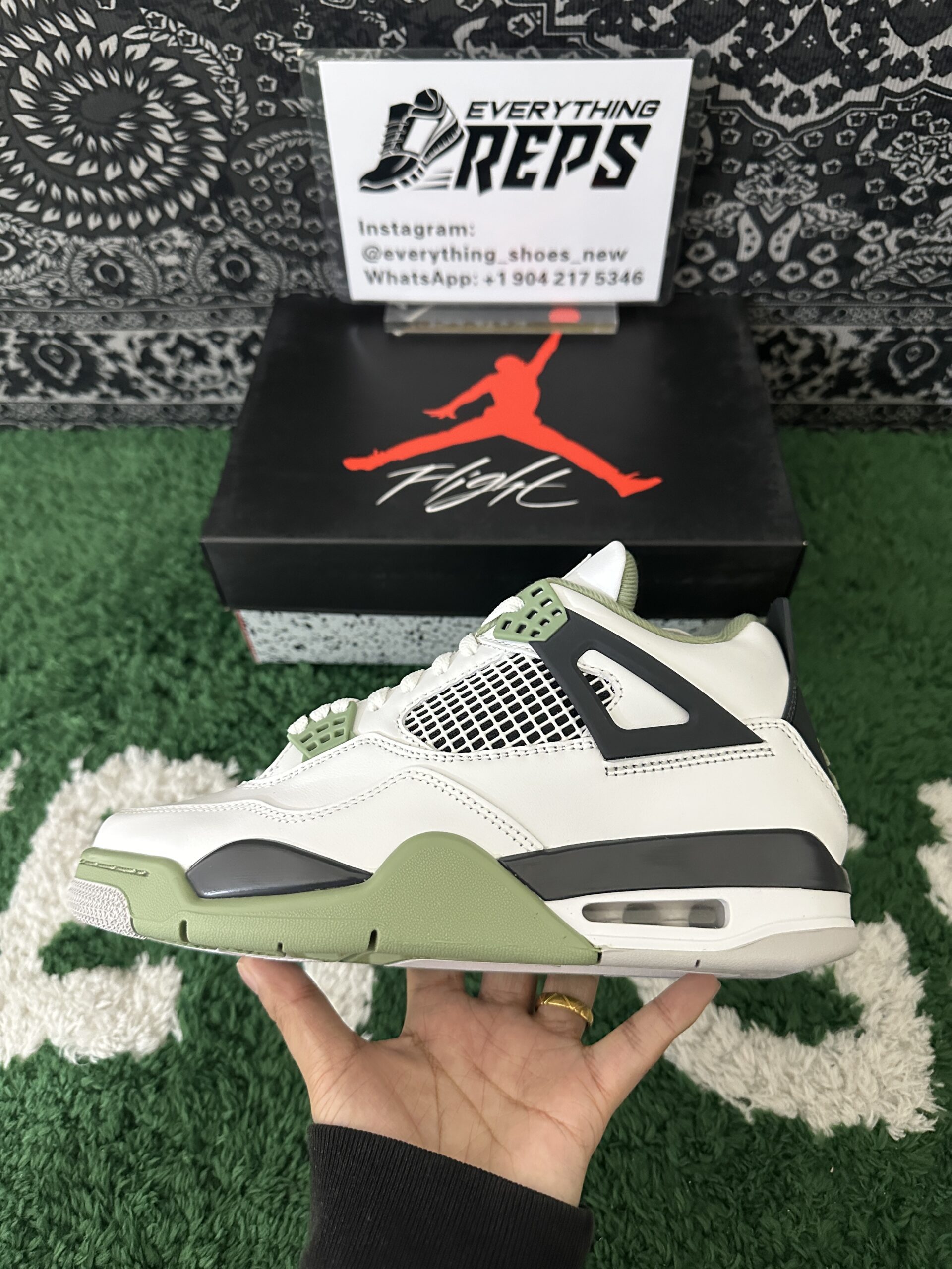 Air Jordan 4 Retro 'Seafoam' - Image 6