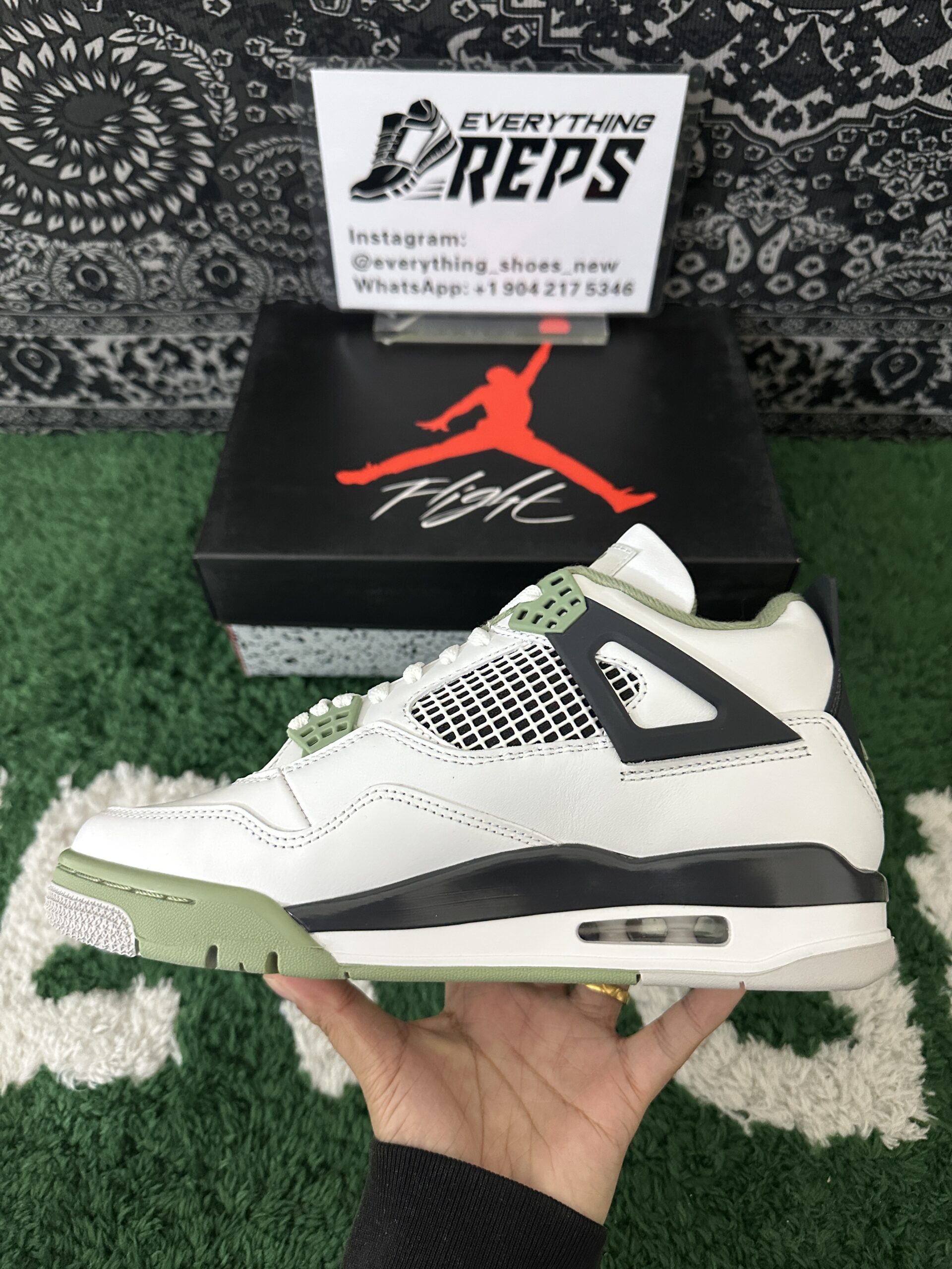 Air Jordan 4 Retro 'Seafoam' - Image 8