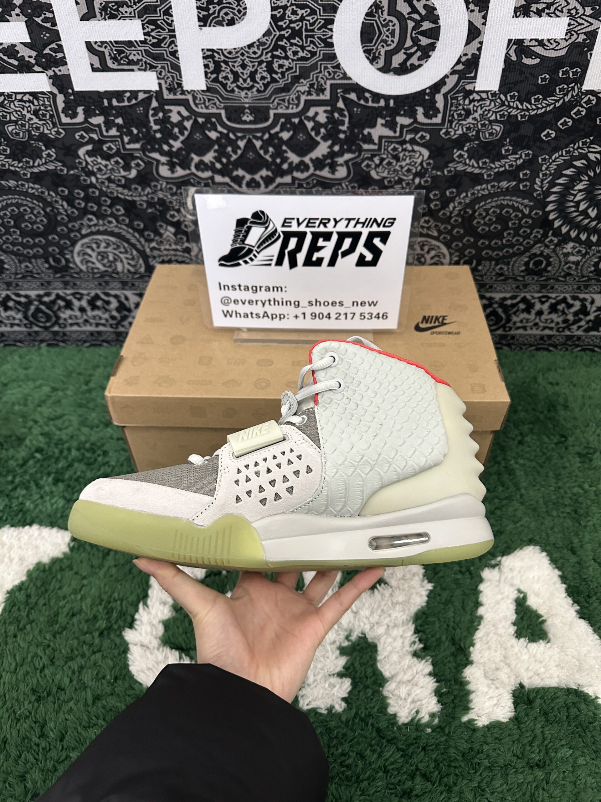 Air Yeezy 2 Pure Platinum - Image 7