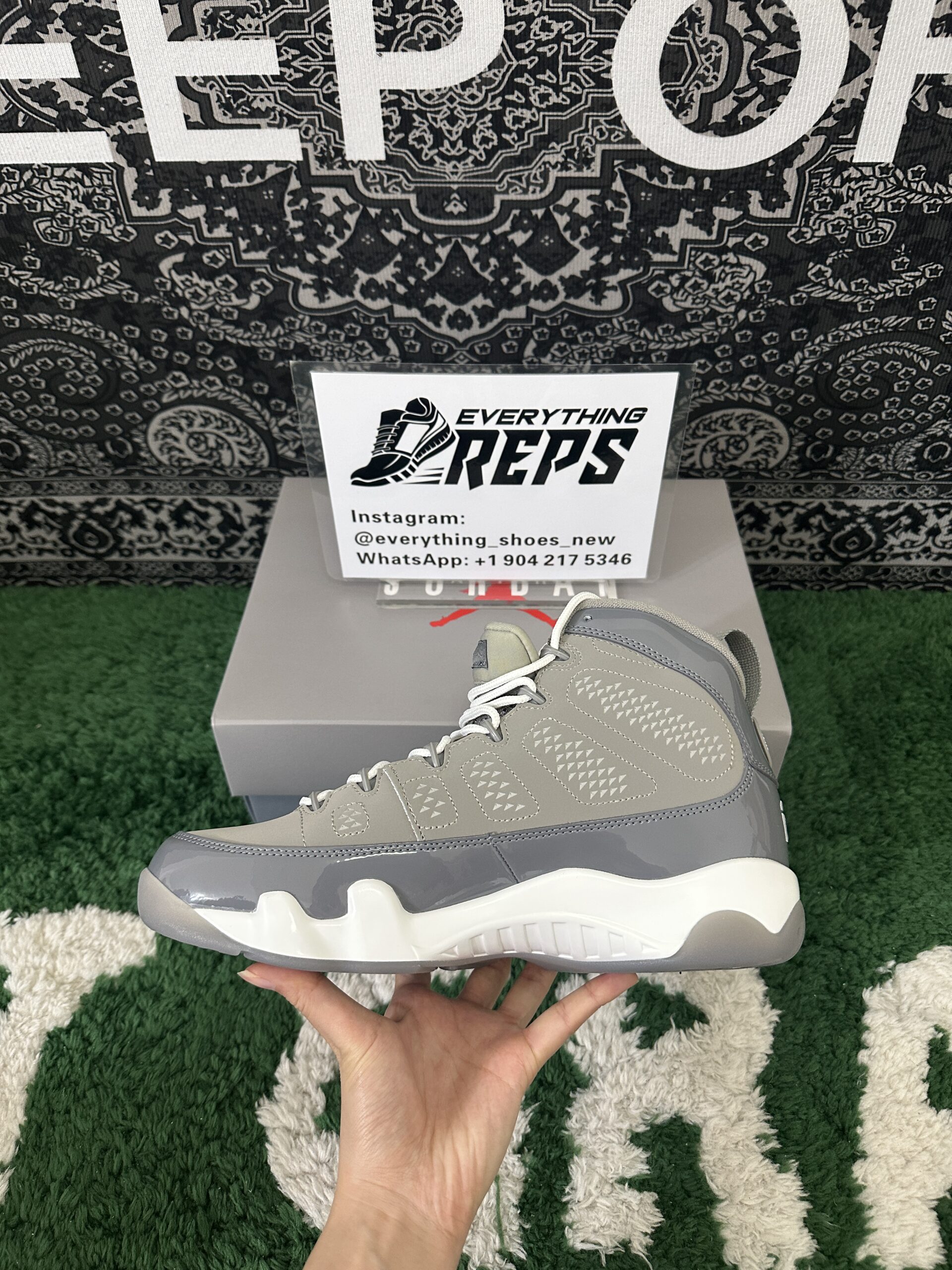 Air Jordan 9 Retro 'Cool Grey' 2025 - Image 7