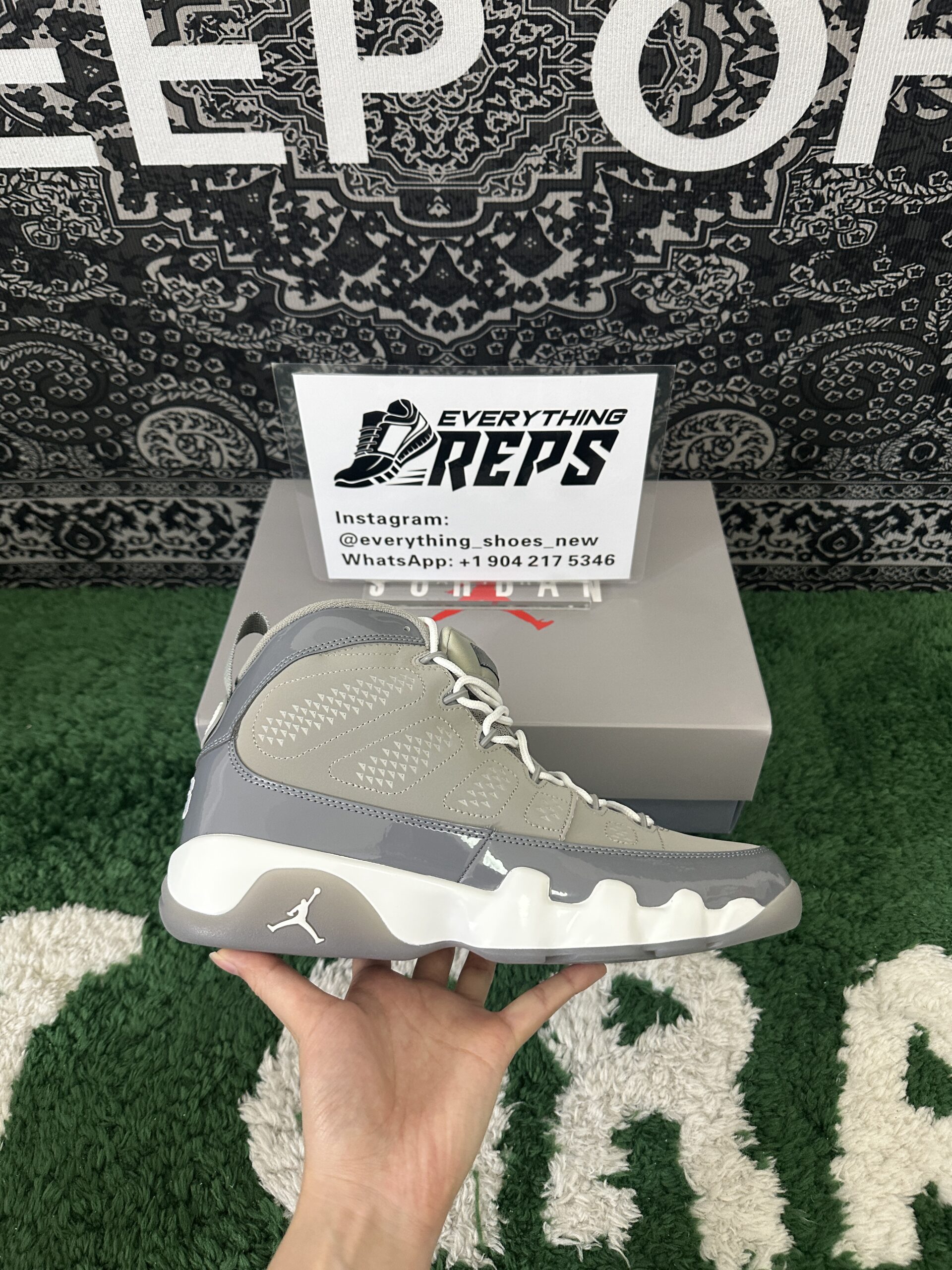 Air Jordan 9 Retro 'Cool Grey' 2025 - Image 6