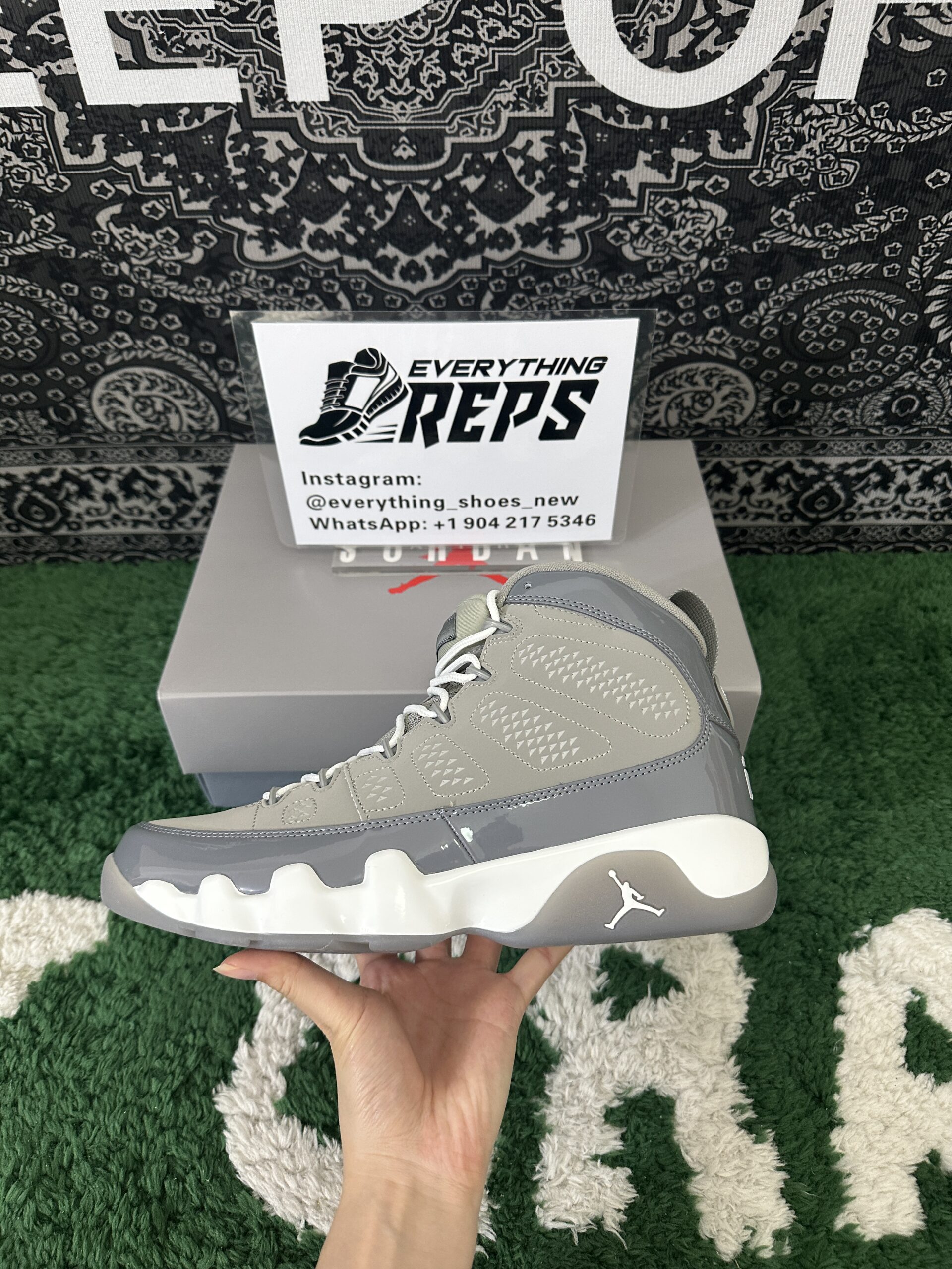 Air Jordan 9 Retro 'Cool Grey' 2025 - Image 5