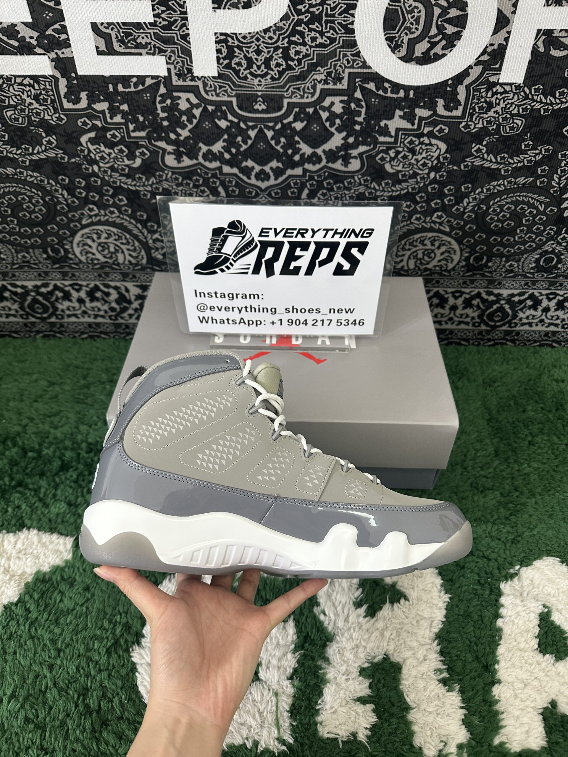 Air Jordan 9 Retro 'Cool Grey' 2025 - Image 4
