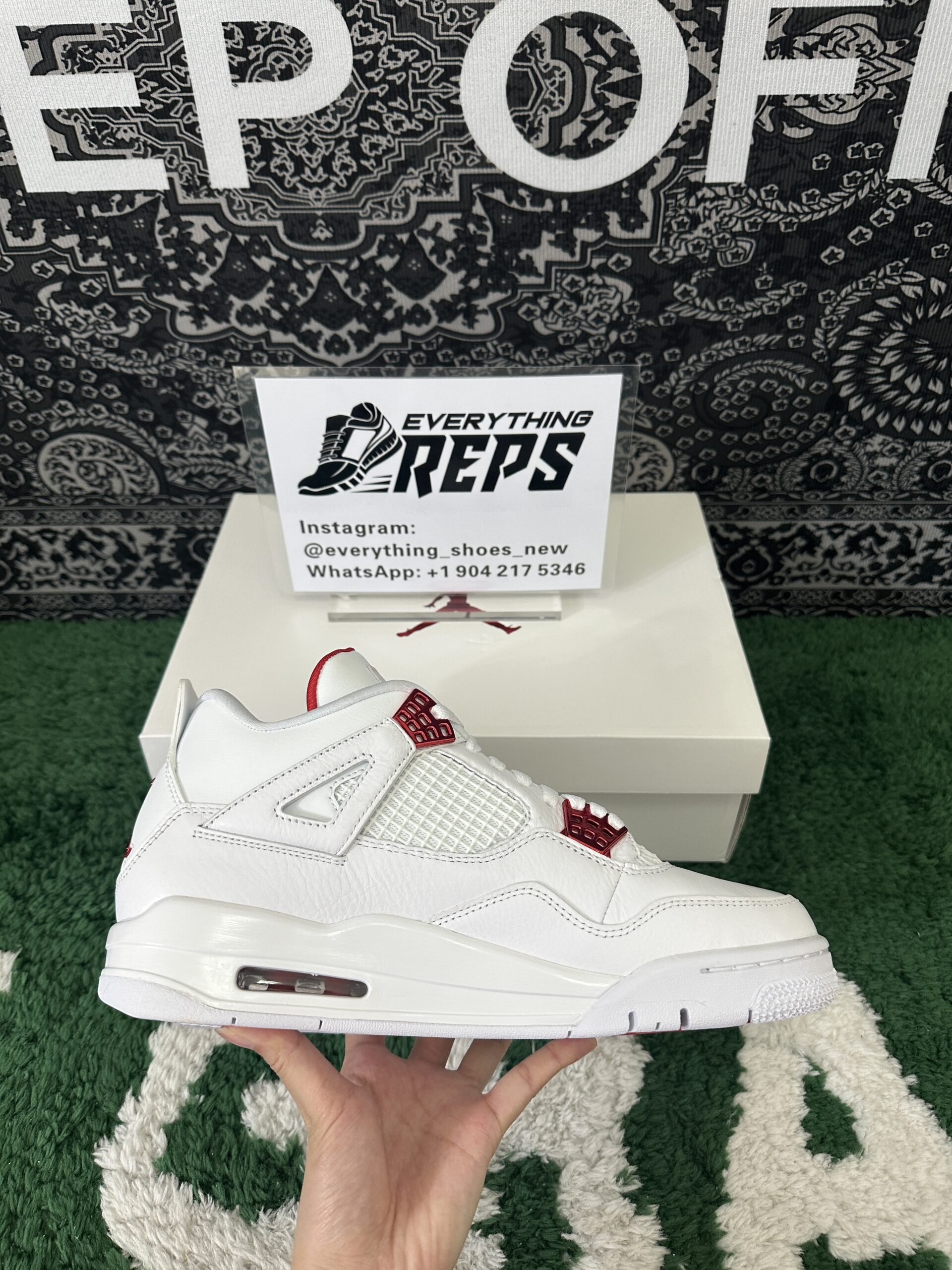 Air Jordan 4 Retro Metallic Orange - Image 4