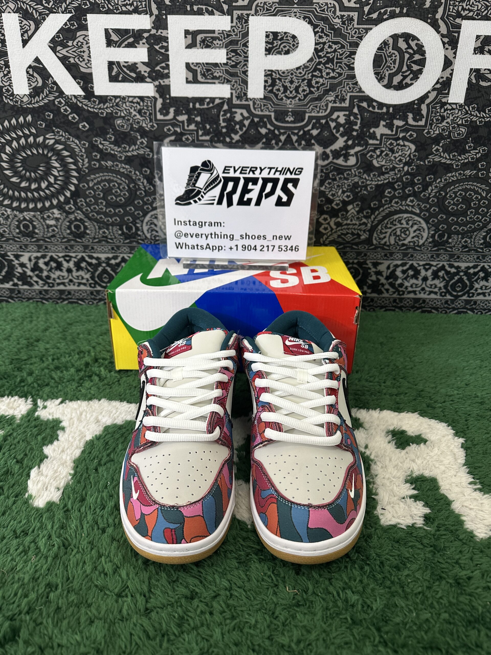 Nike SB Dunk Low Pro Parra Abstract Art - Image 2