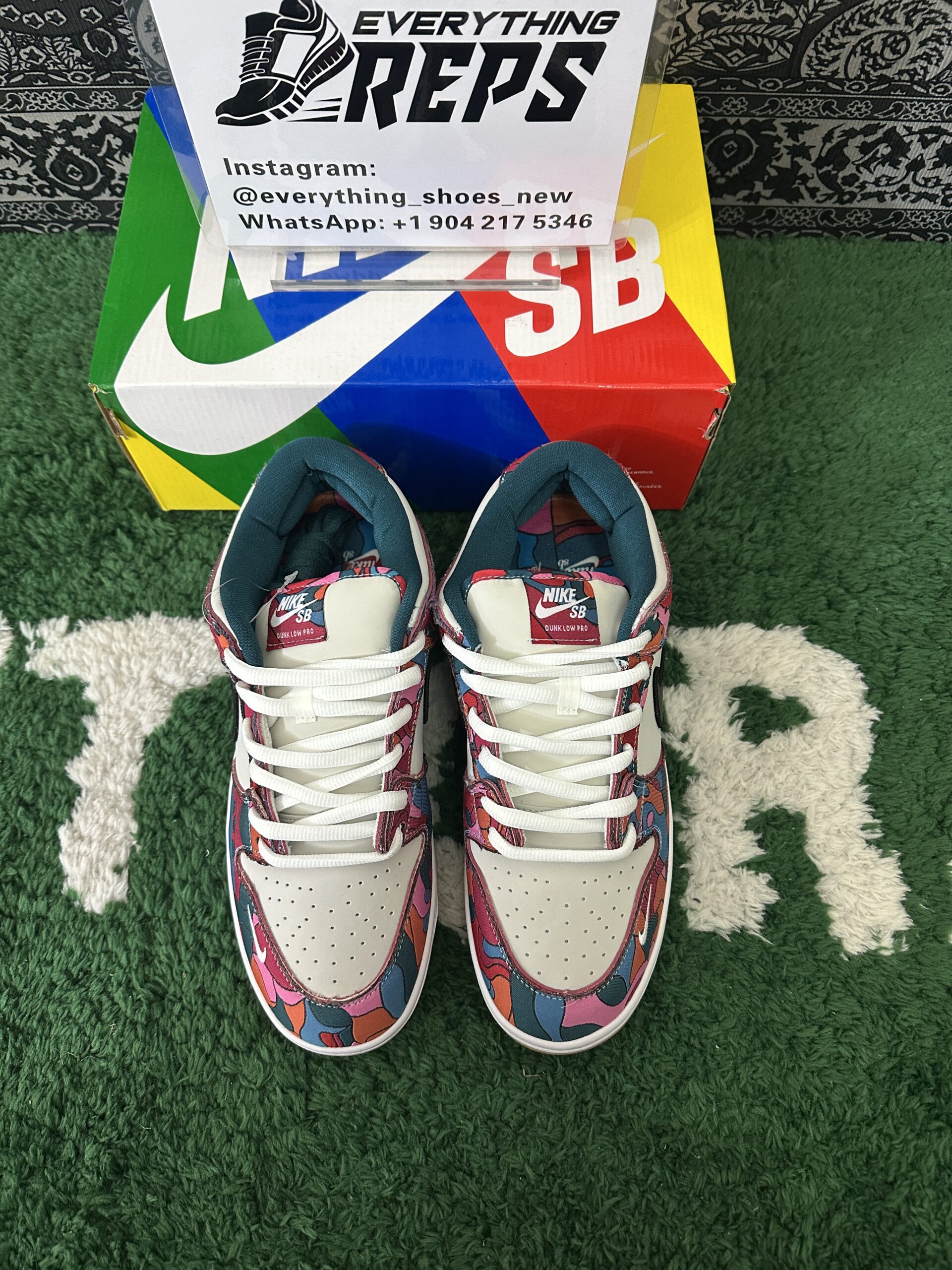 Nike SB Dunk Low Pro Parra Abstract Art - Image 3