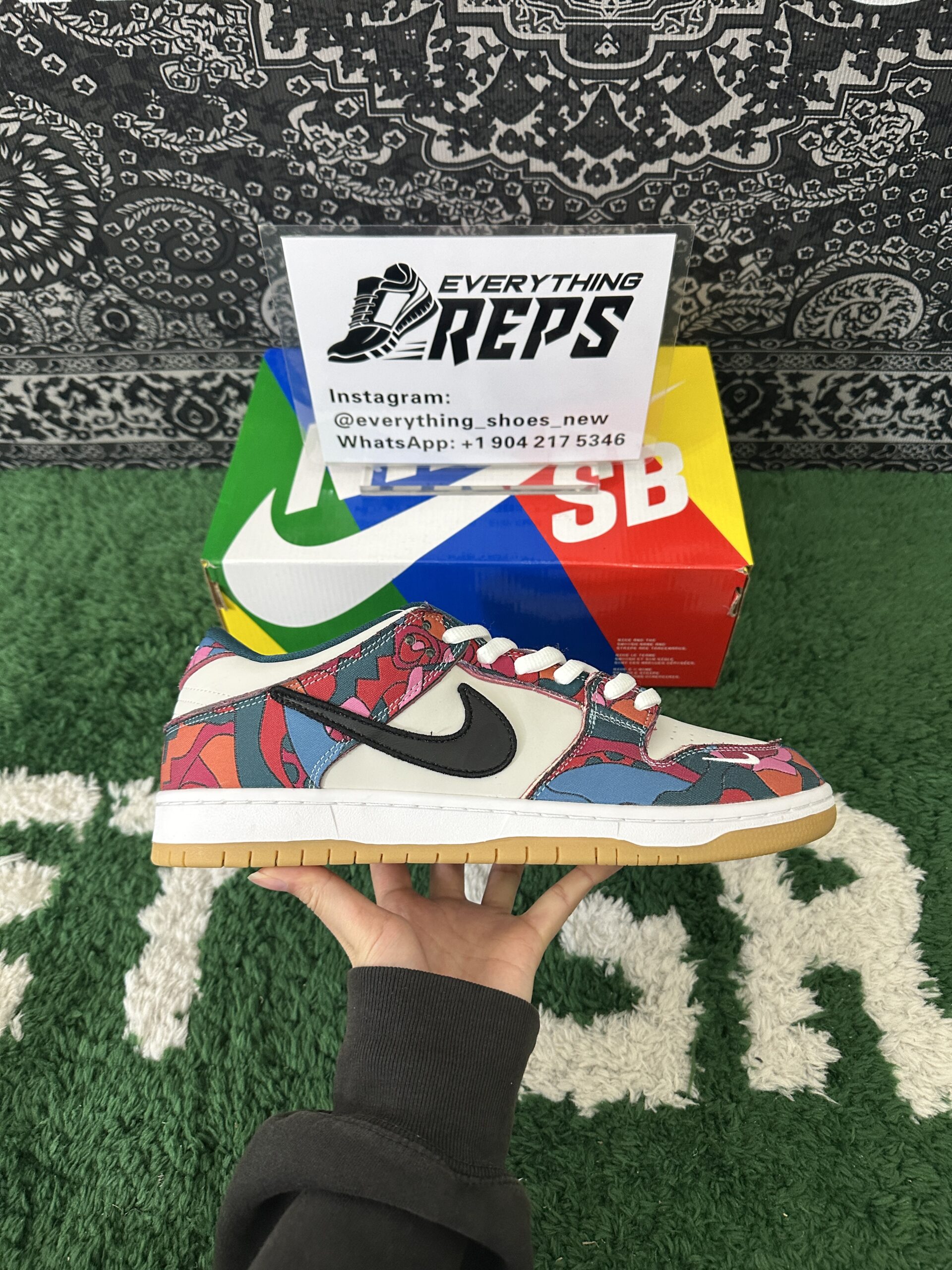 Nike SB Dunk Low Pro Parra Abstract Art - Image 6