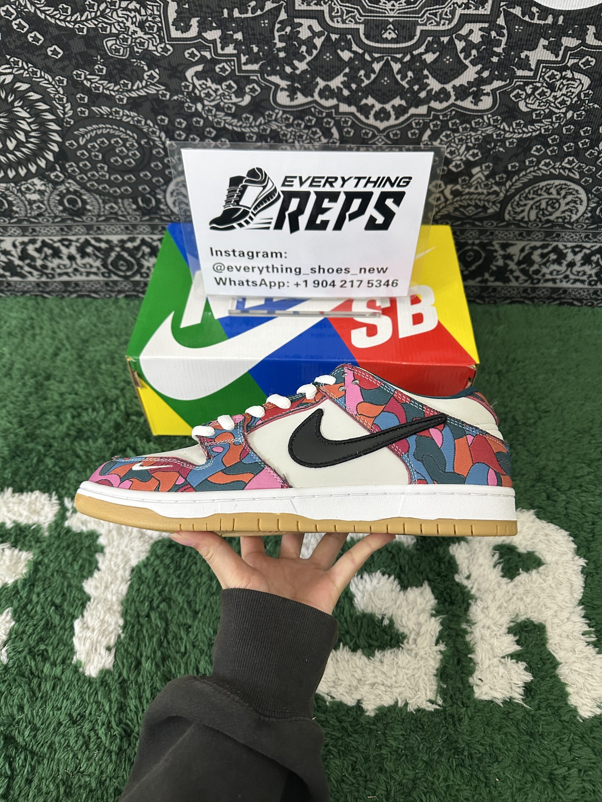 Nike SB Dunk Low Pro Parra Abstract Art - Image 7