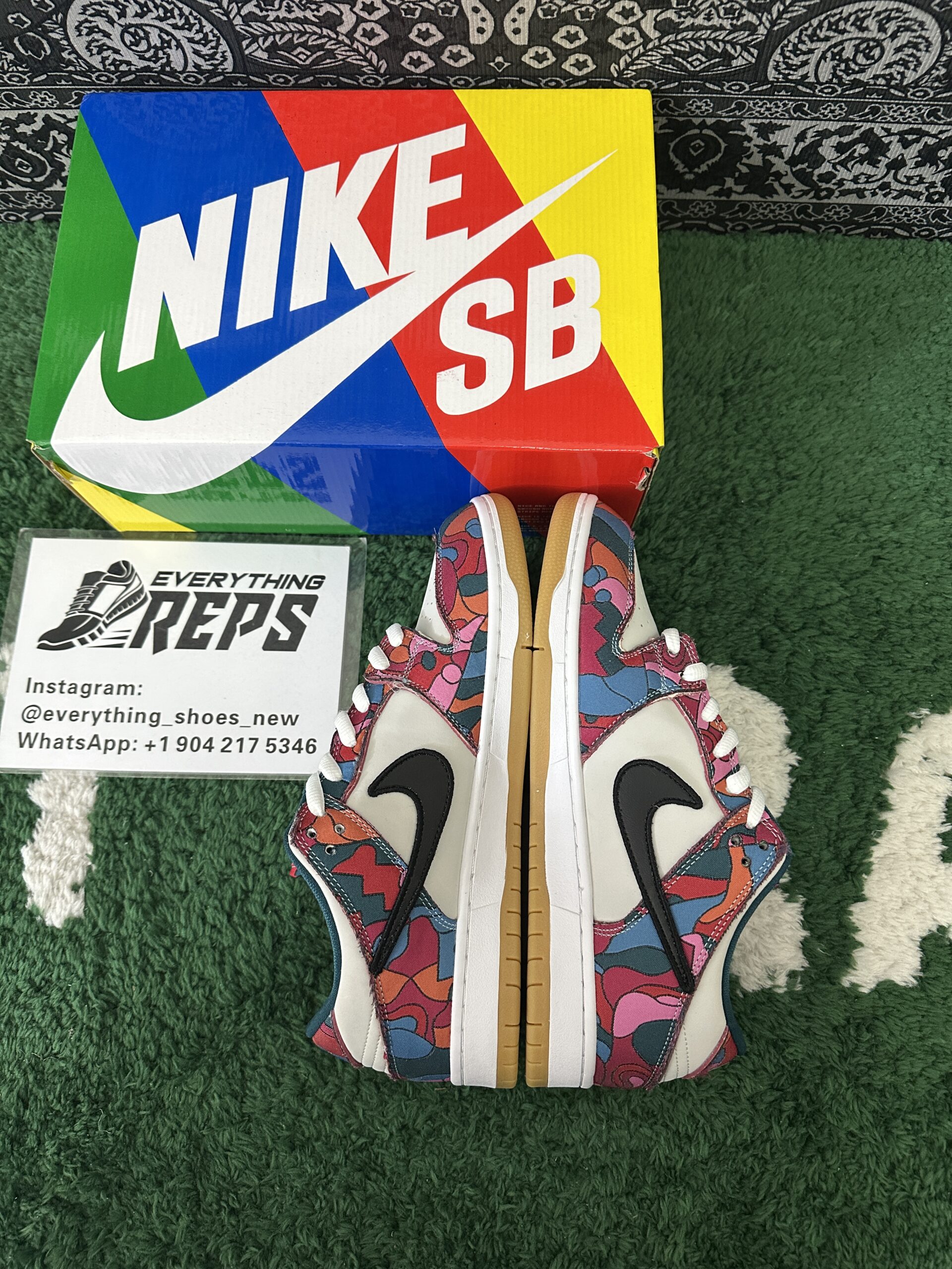 Nike SB Dunk Low Pro Parra Abstract Art - Image 9
