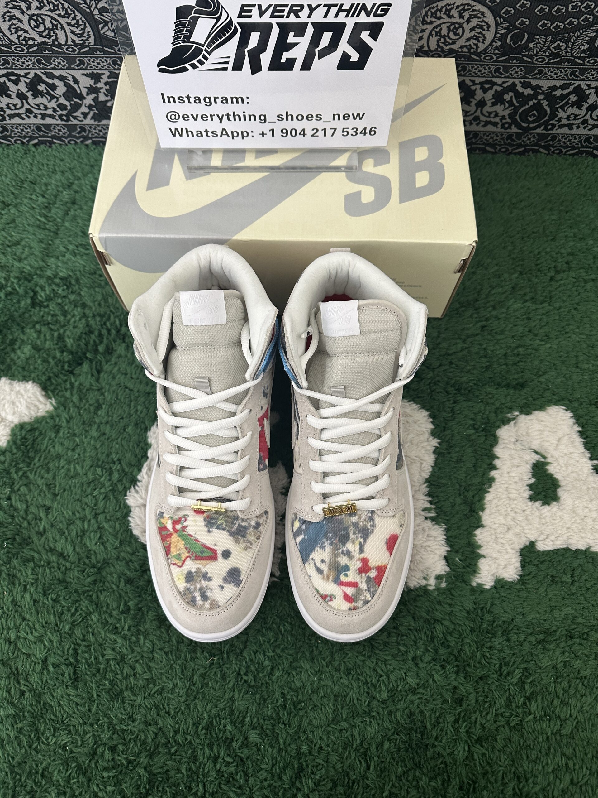 Supreme x Nike Dunk SB High "Rammellzee" - Image 3