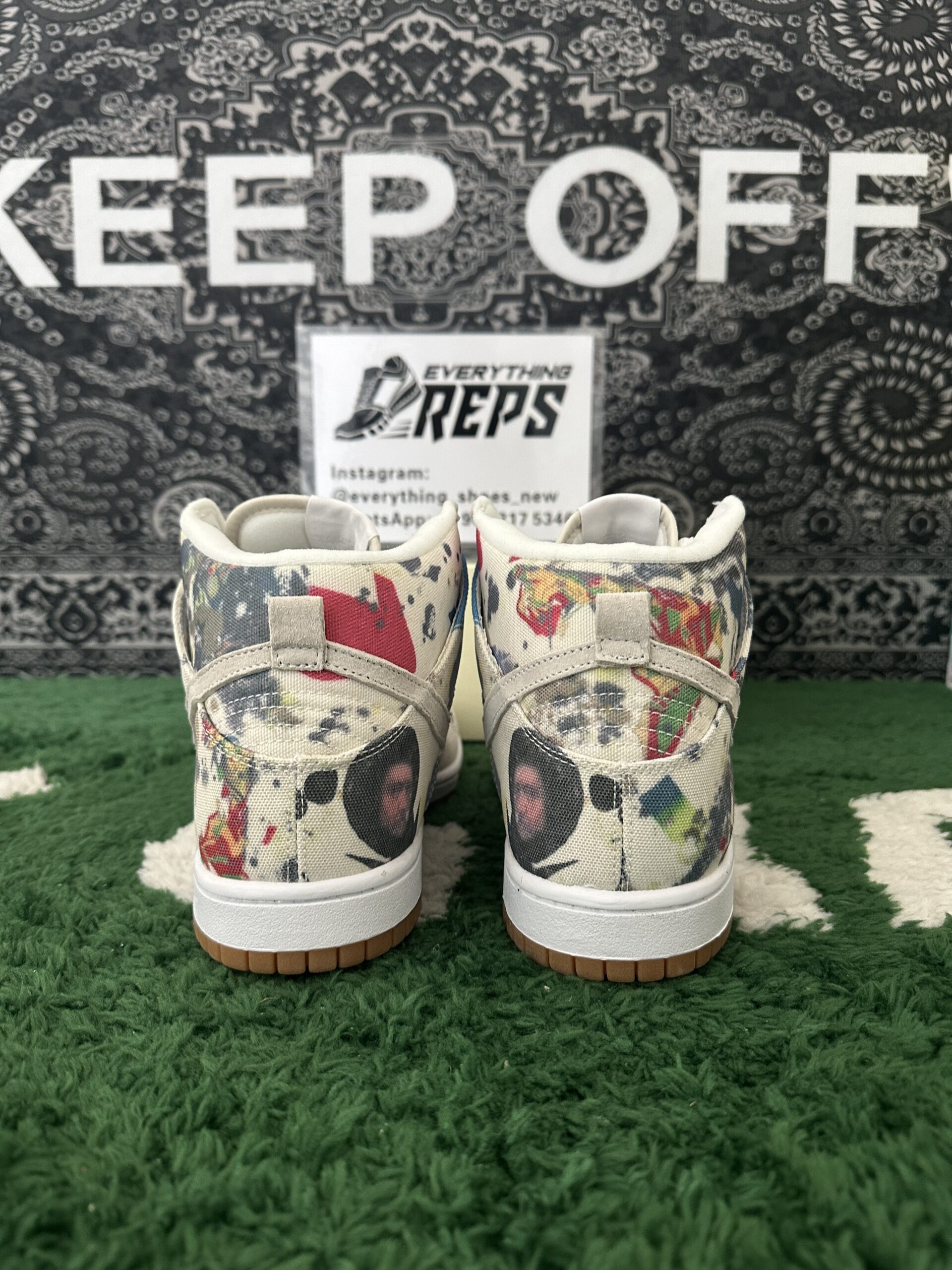 Supreme x Nike Dunk SB High "Rammellzee" - Image 4