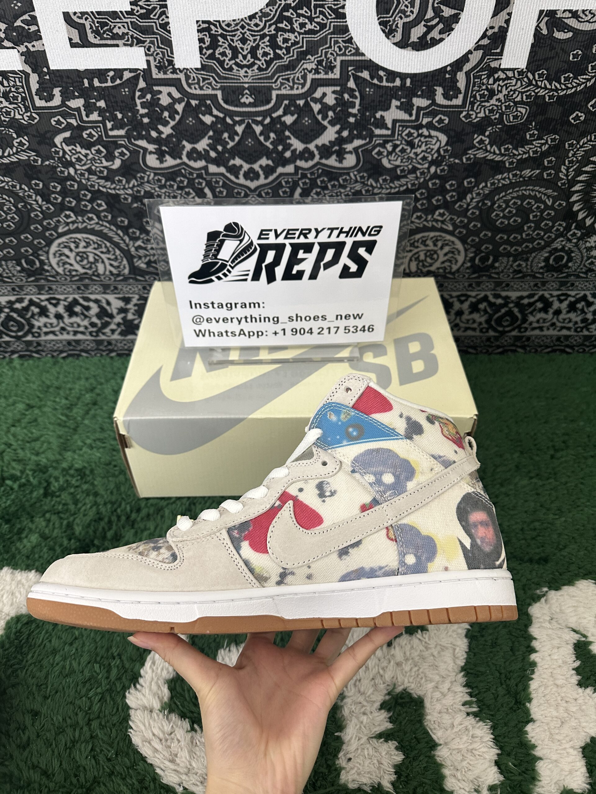 Supreme x Nike Dunk SB High "Rammellzee" - Image 5