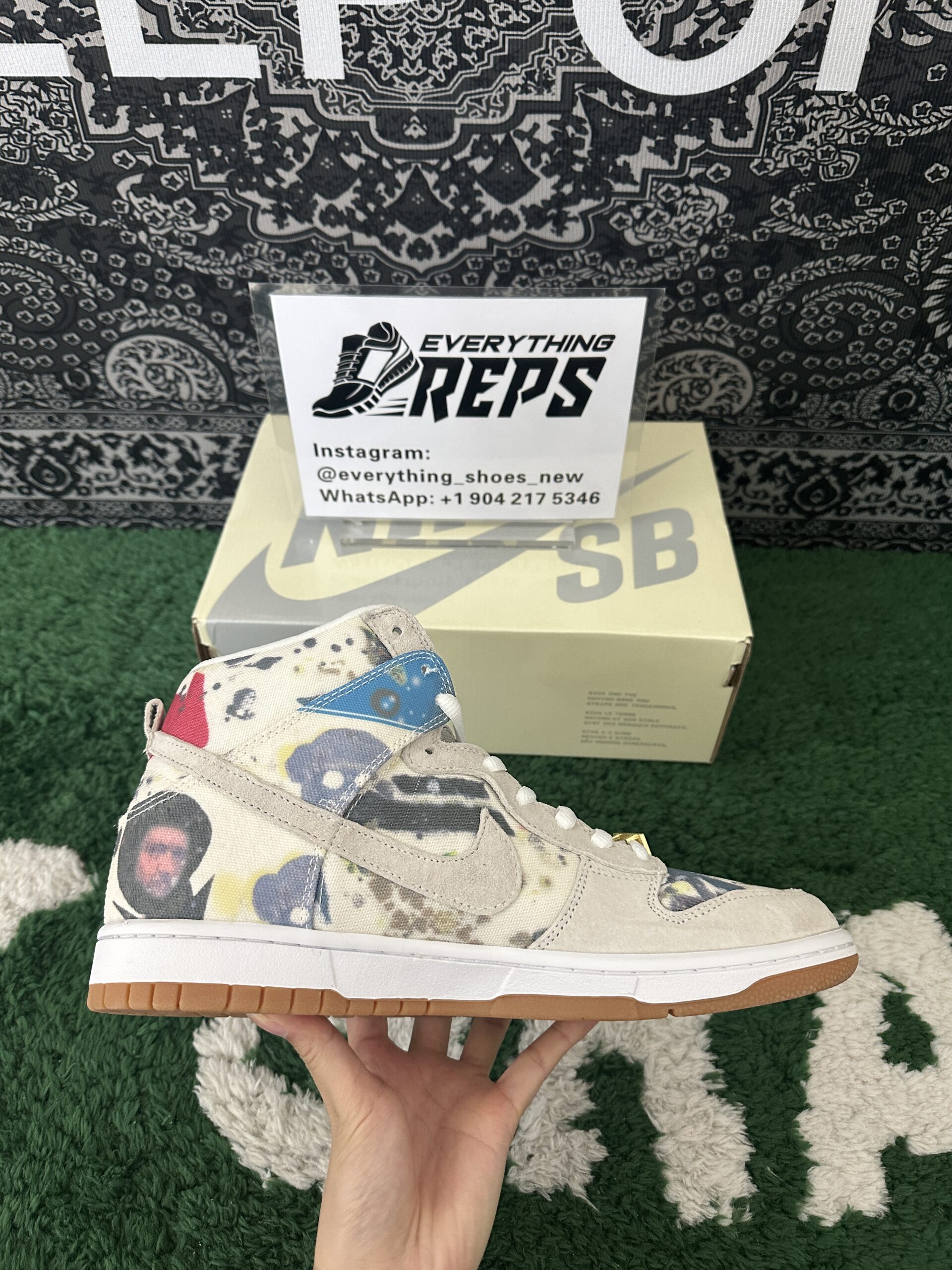 Supreme x Nike Dunk SB High "Rammellzee" - Image 8