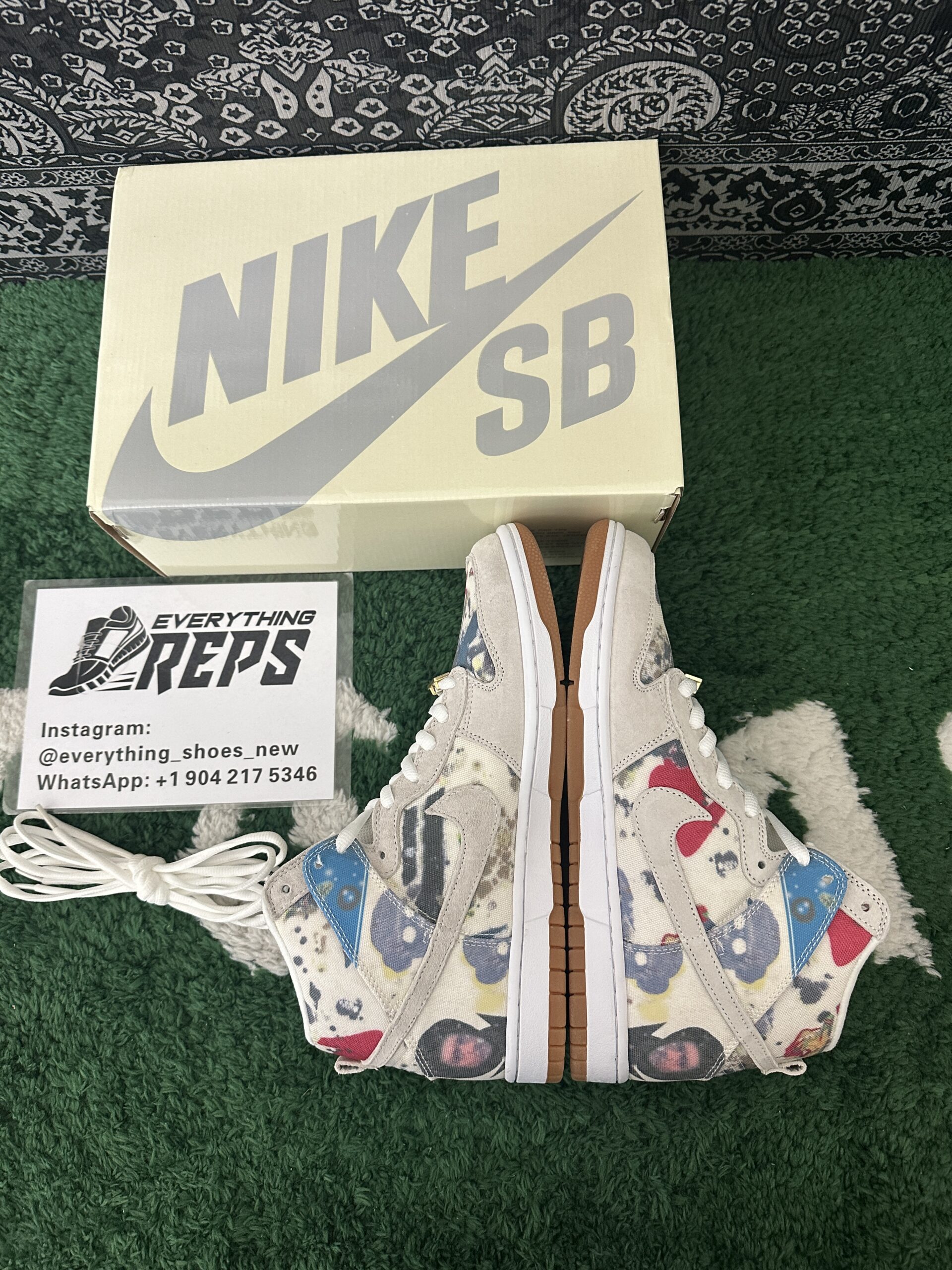 Supreme x Nike Dunk SB High "Rammellzee" - Image 9