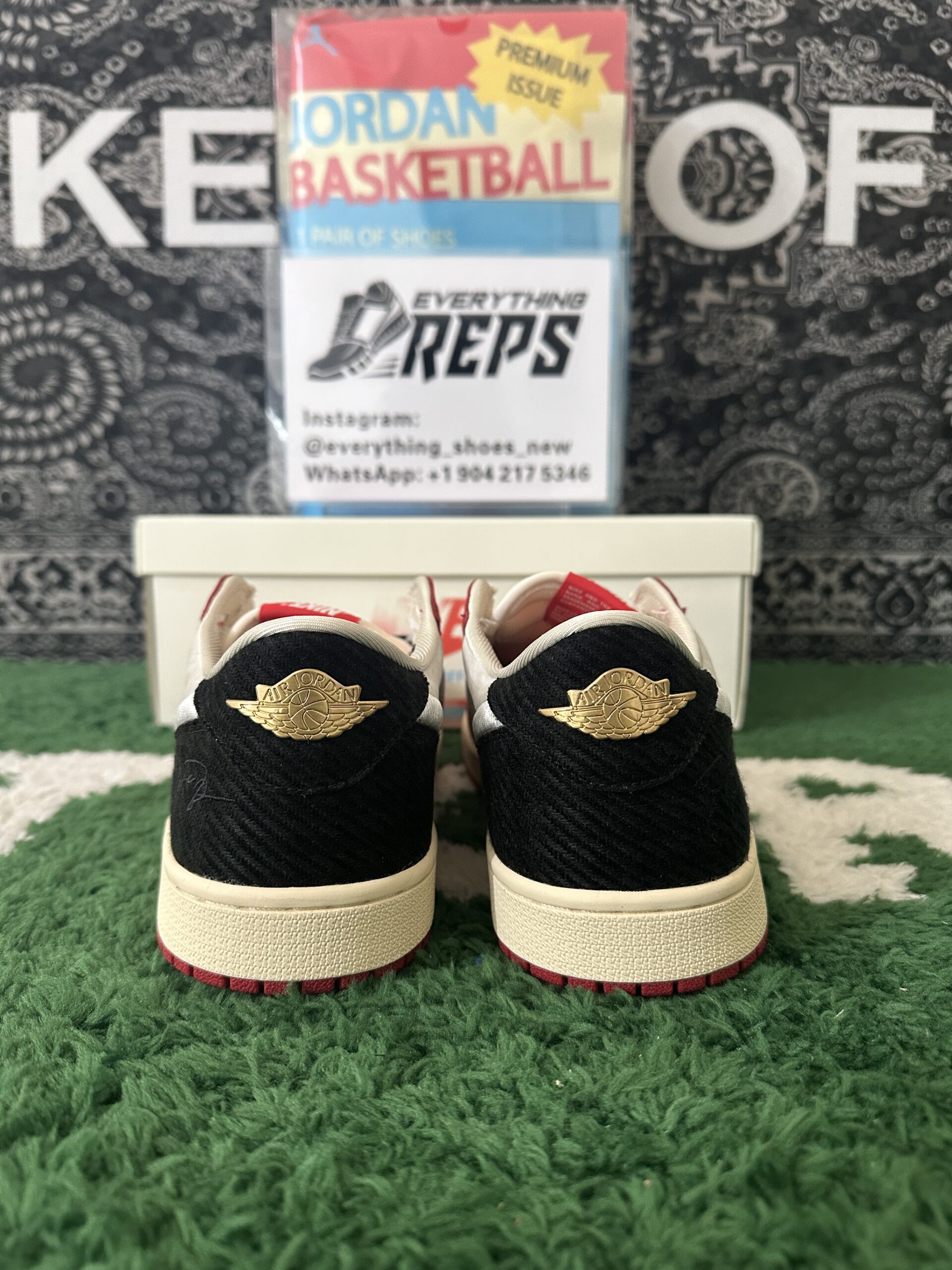 Jordan 1 Retro Low OG Trophy Room Rookie Card Home - Image 4