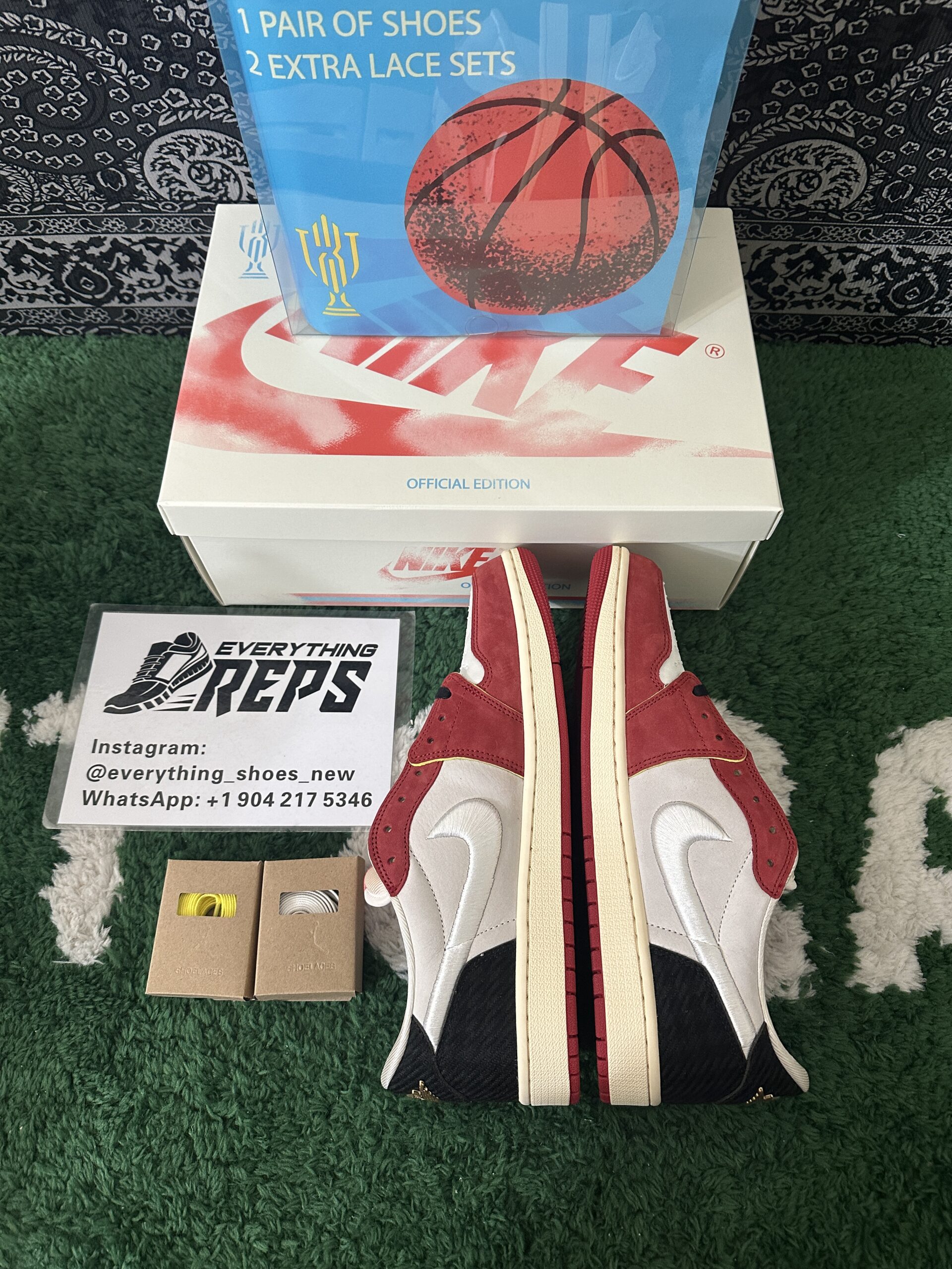 Jordan 1 Retro Low OG Trophy Room Rookie Card Home - Image 9