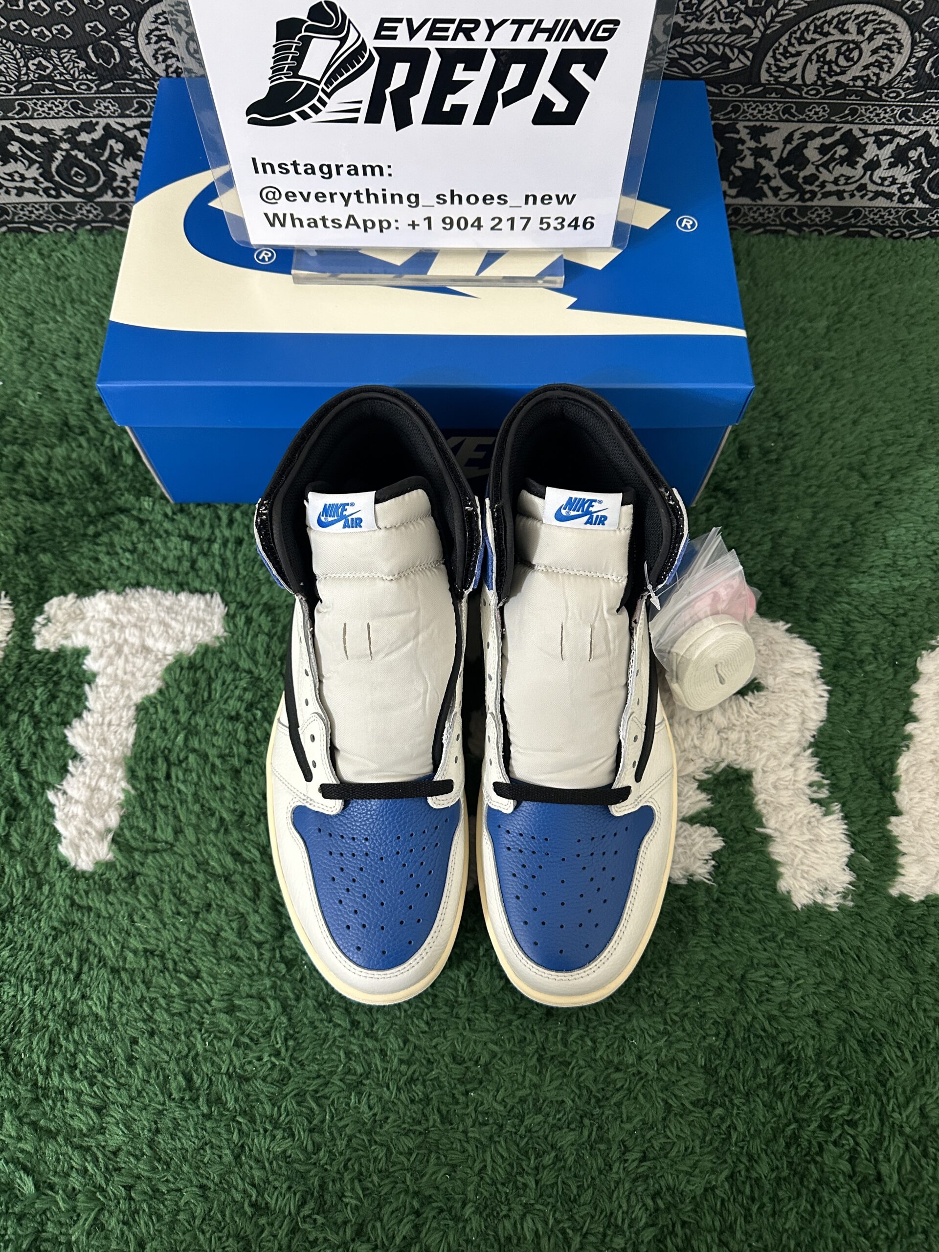 Fragment x Travis Scott Jordan 1 High Replica - Image 9