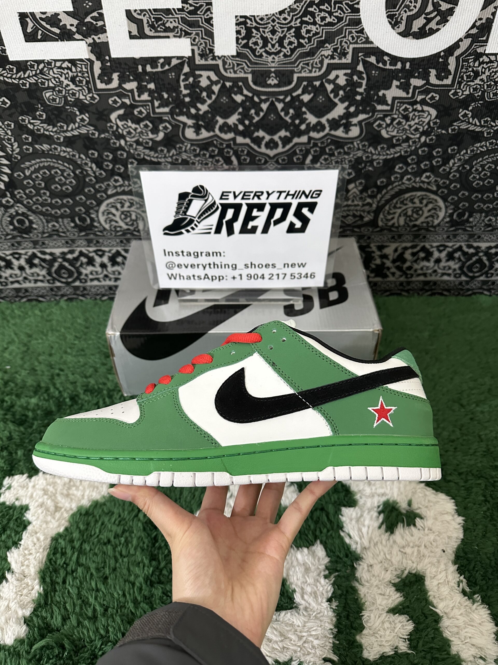 Nike Dunk SB Low Heineken - Image 7