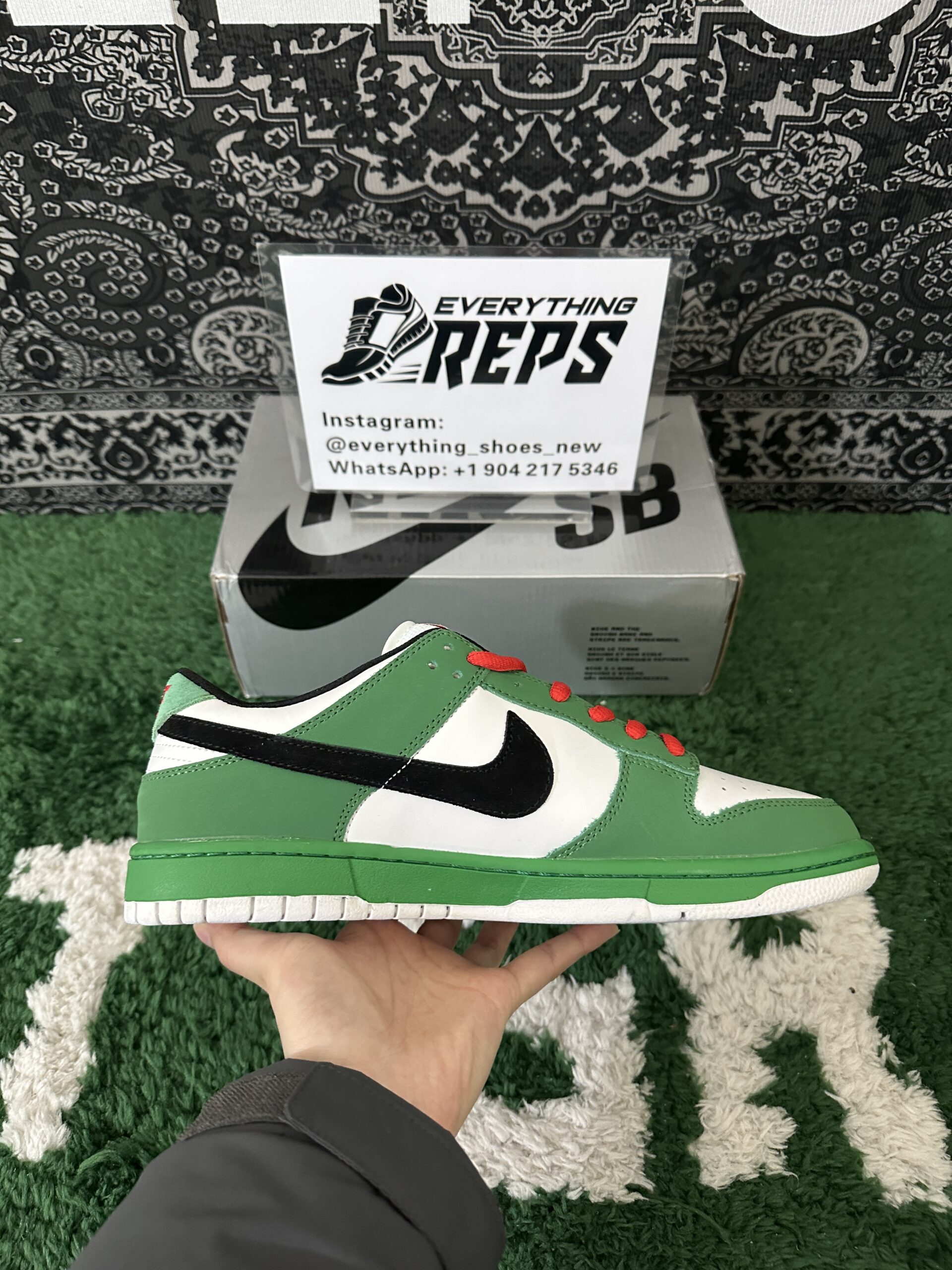 Nike Dunk SB Low Heineken - Image 8