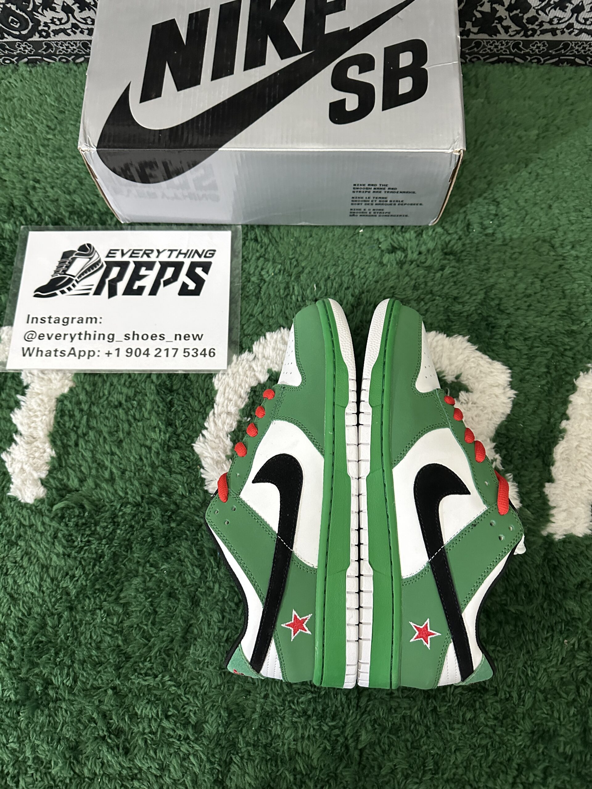 Nike Dunk SB Low Heineken - Image 10