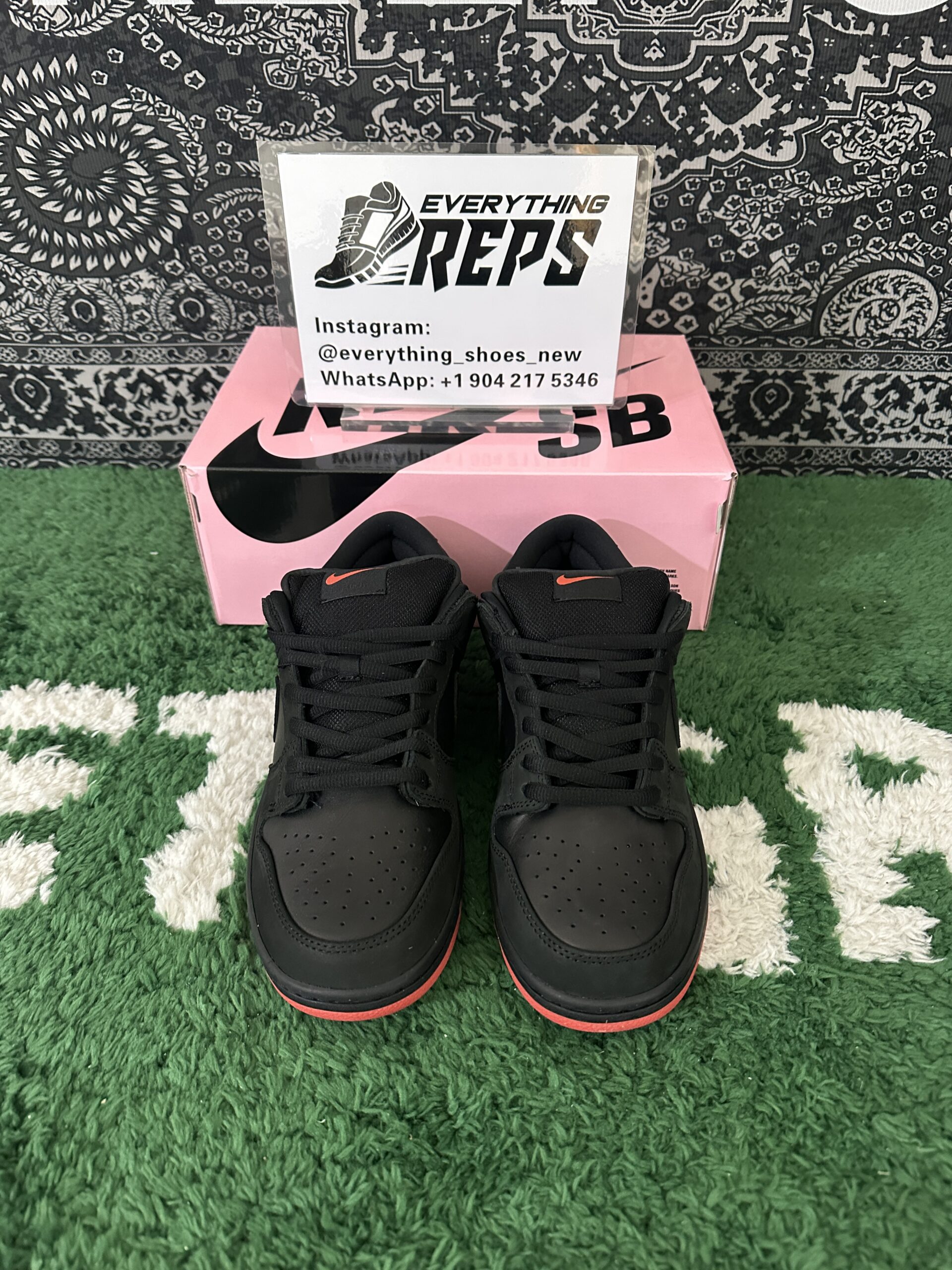 Nike SB Dunk Low Black Pigeon - Image 10