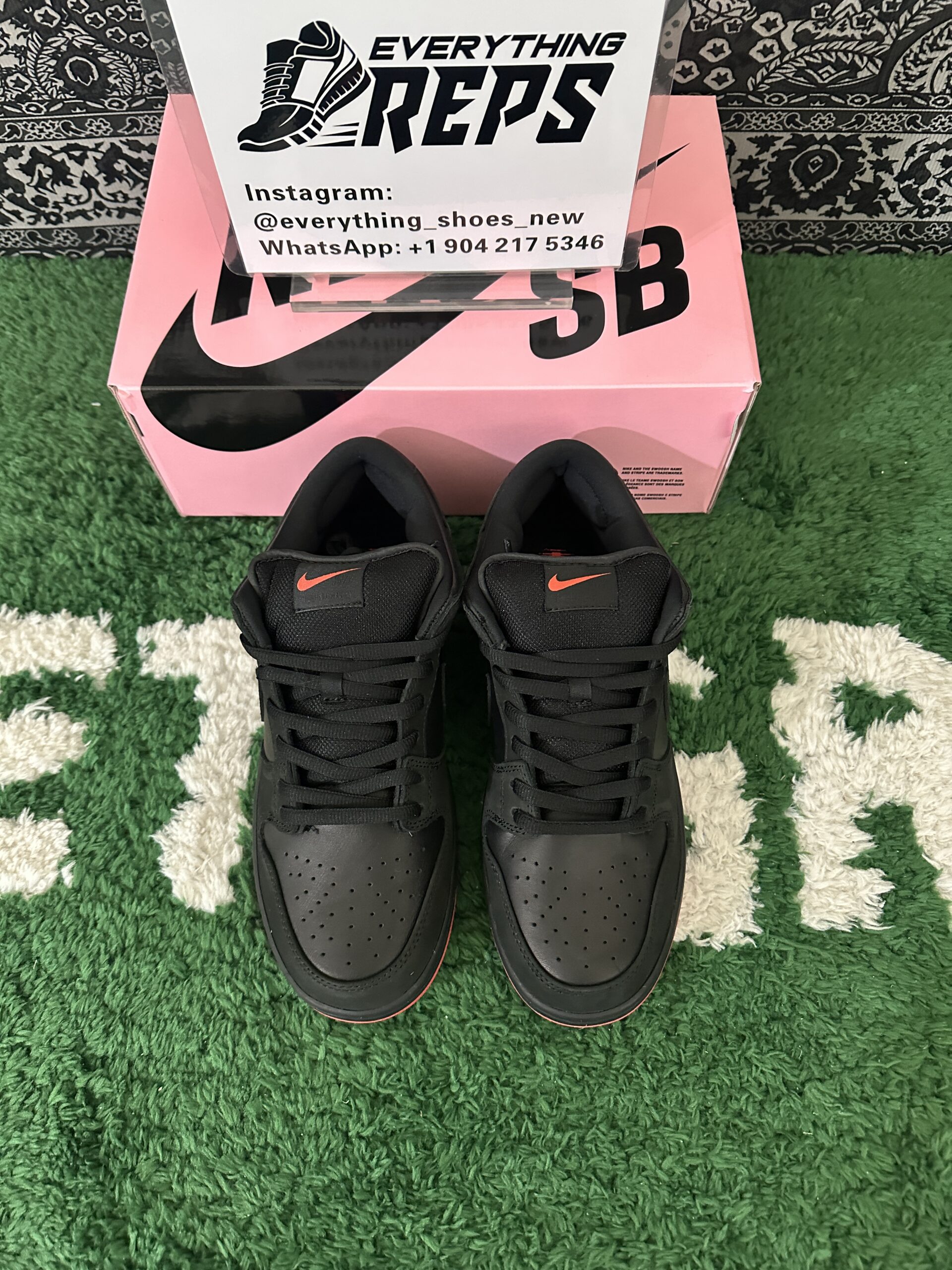 Nike SB Dunk Low Black Pigeon - Image 9