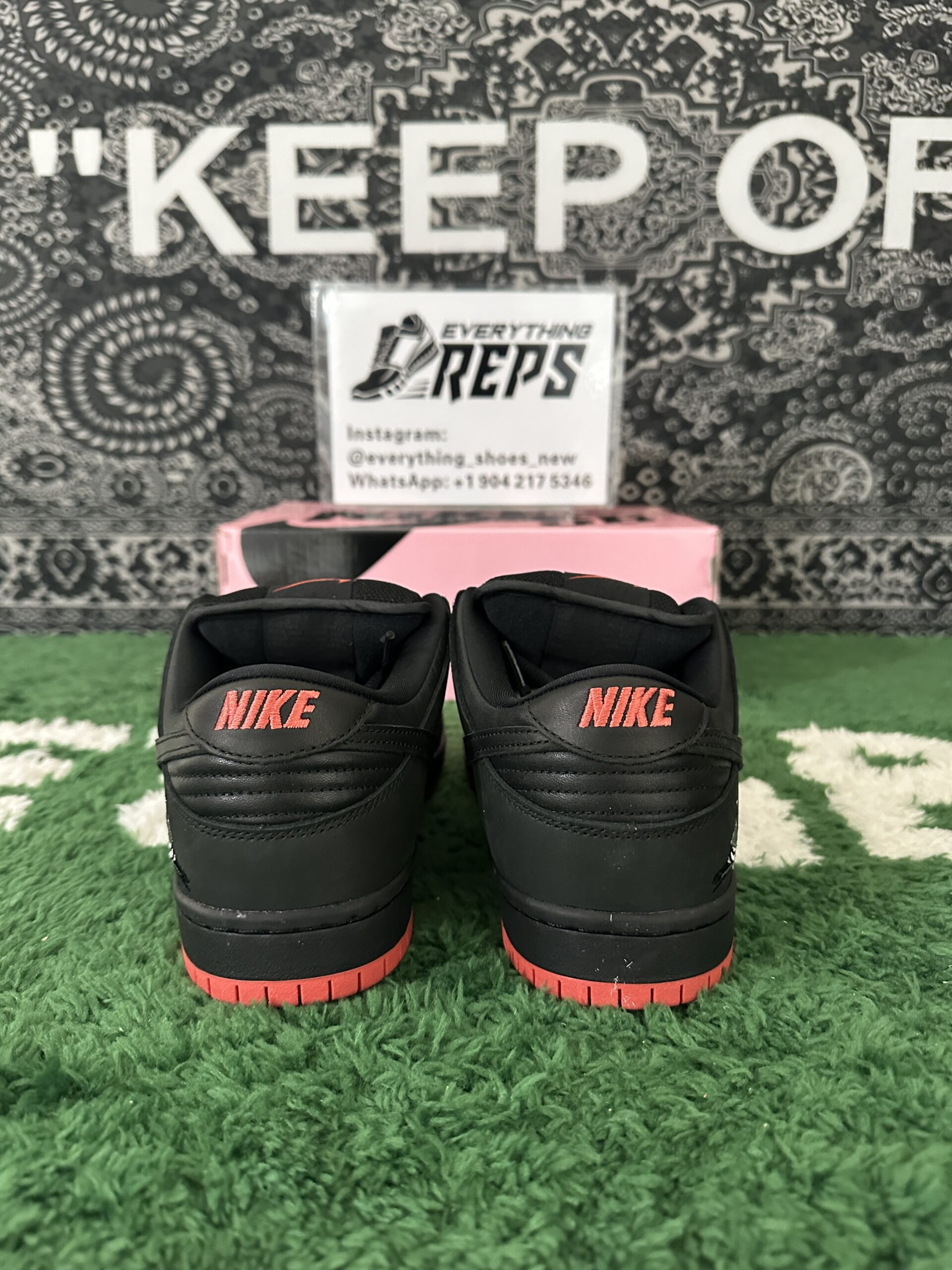 Nike SB Dunk Low Black Pigeon - Image 8