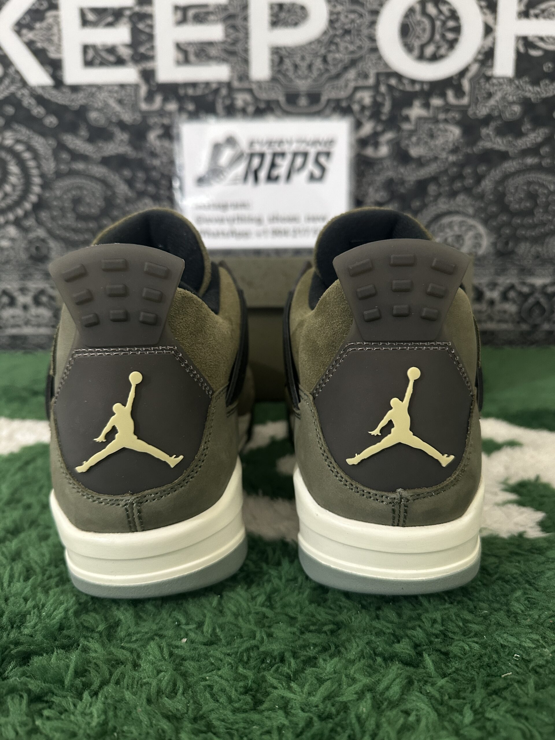 Air Jordan 4 Craft Medium Olive - Image 8