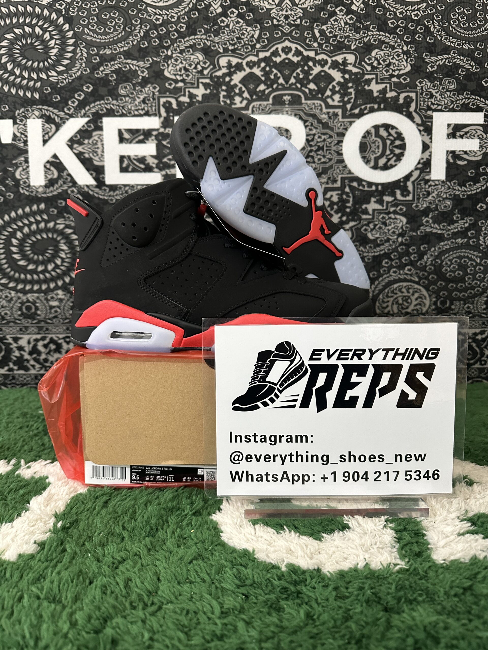 Air Jordan 6 Retro Black Infrared - Image 2