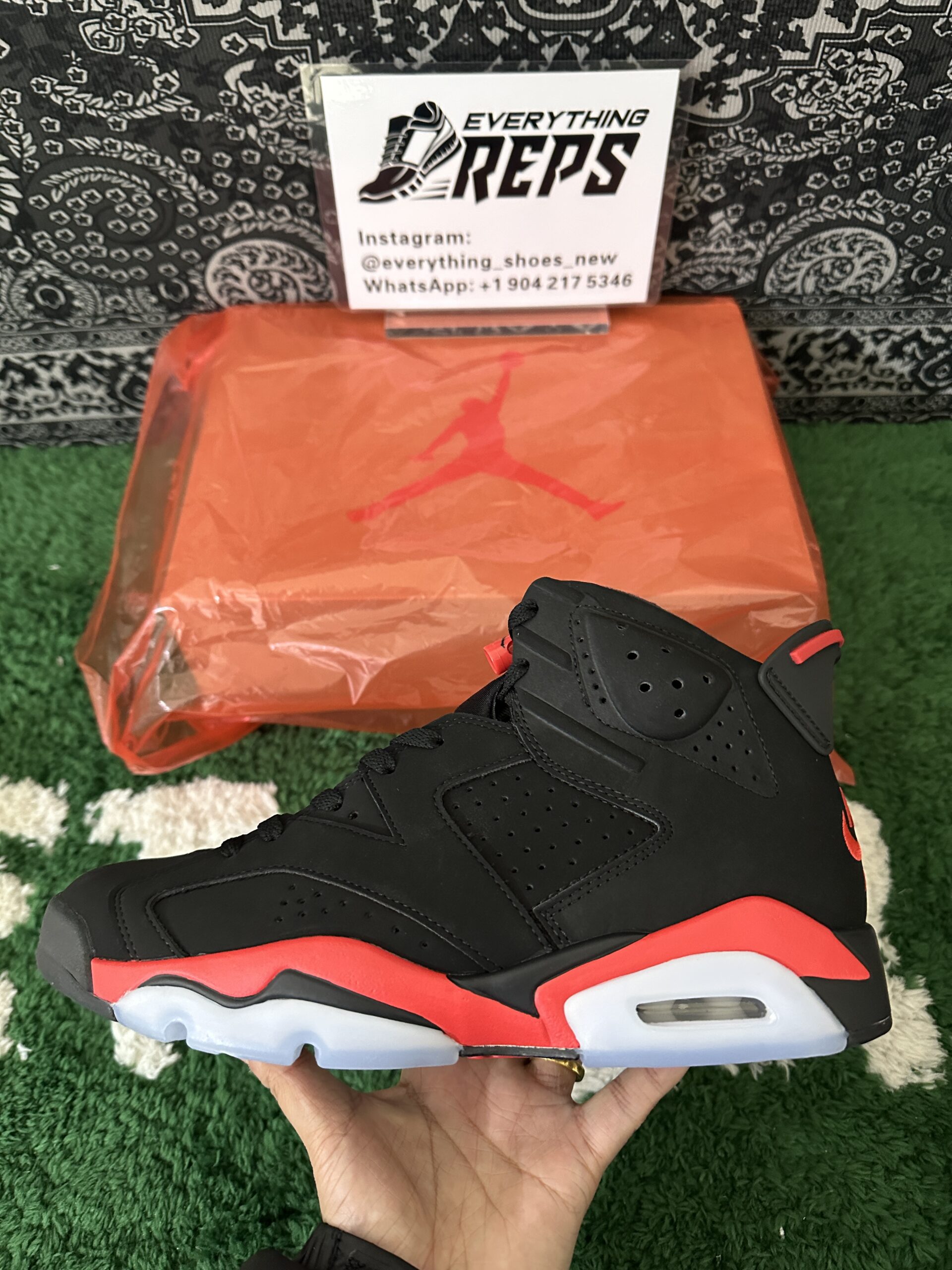 Air Jordan 6 Retro Black Infrared - Image 6