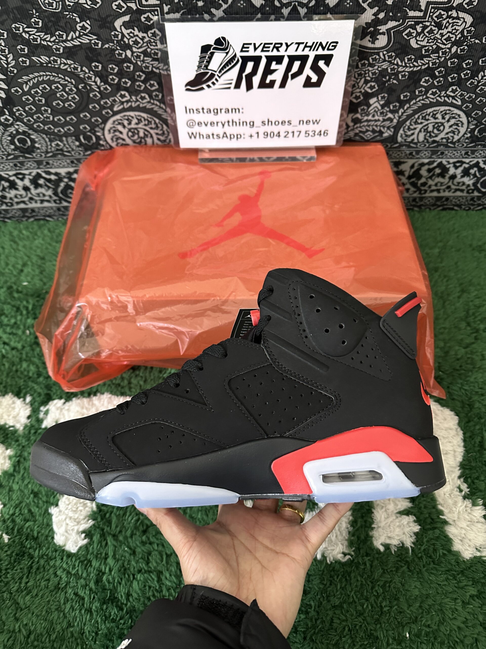 Air Jordan 6 Retro Black Infrared - Image 7