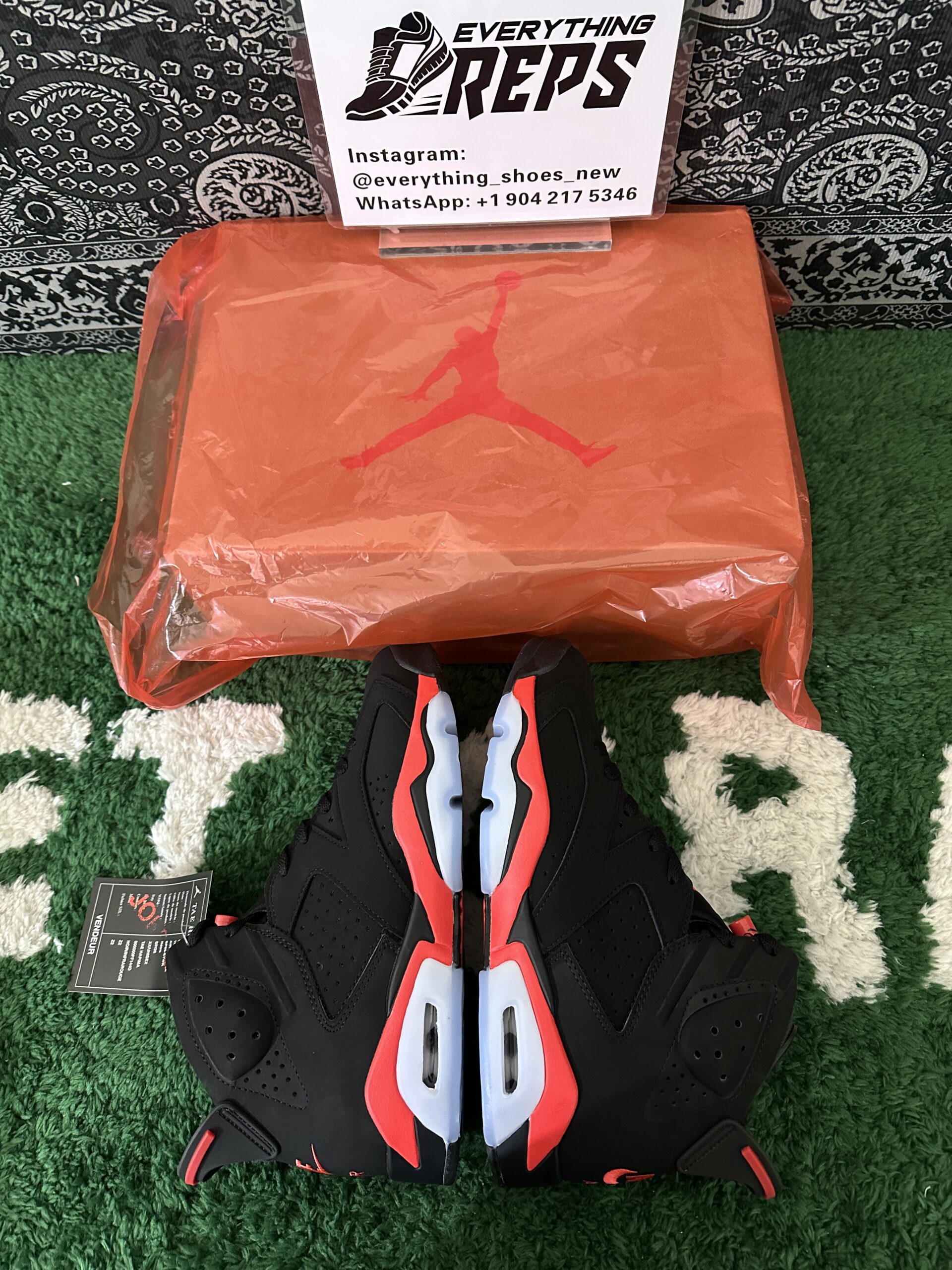 Air Jordan 6 Retro Black Infrared - Image 9