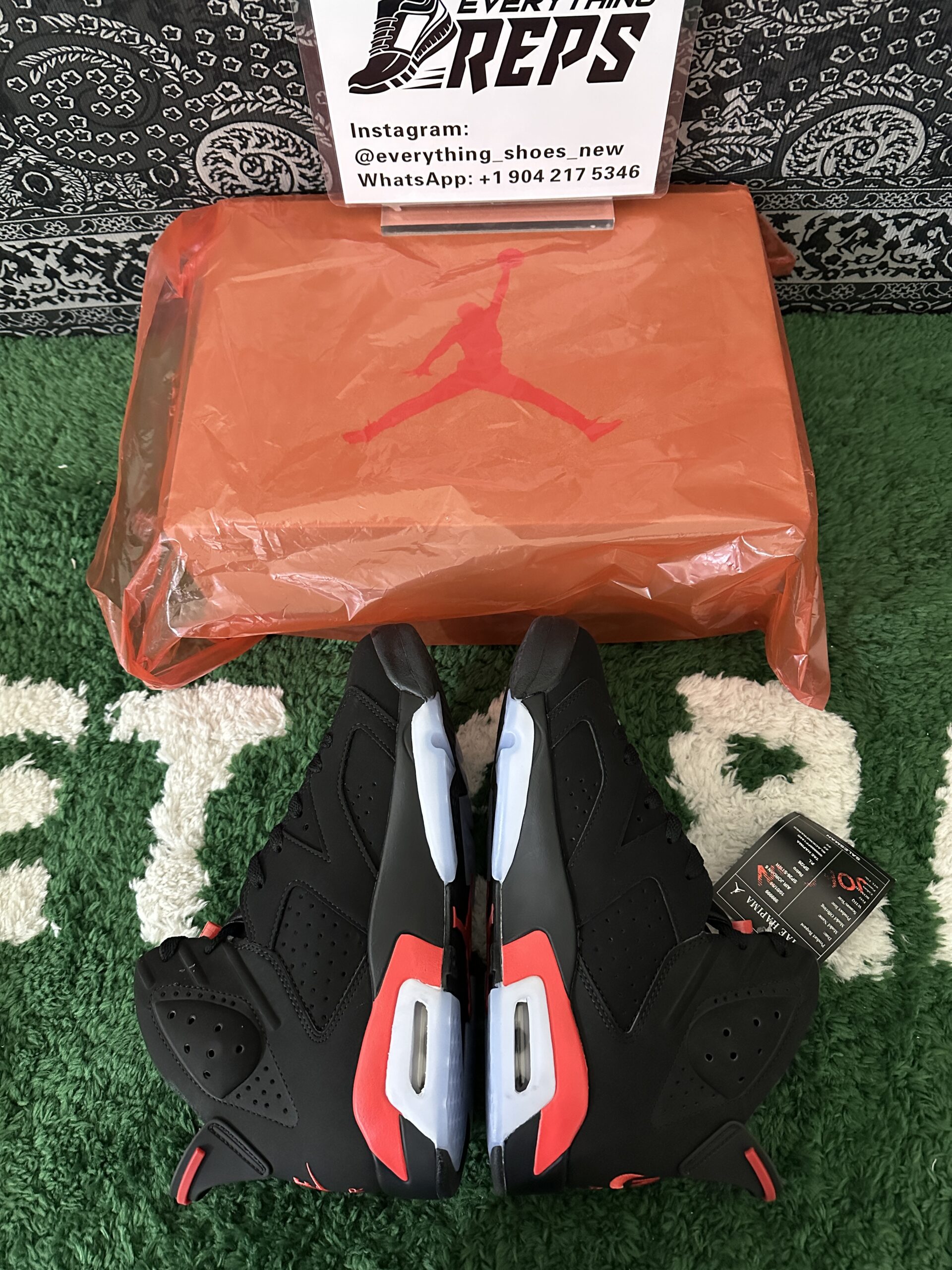 Air Jordan 6 Retro Black Infrared - Image 10