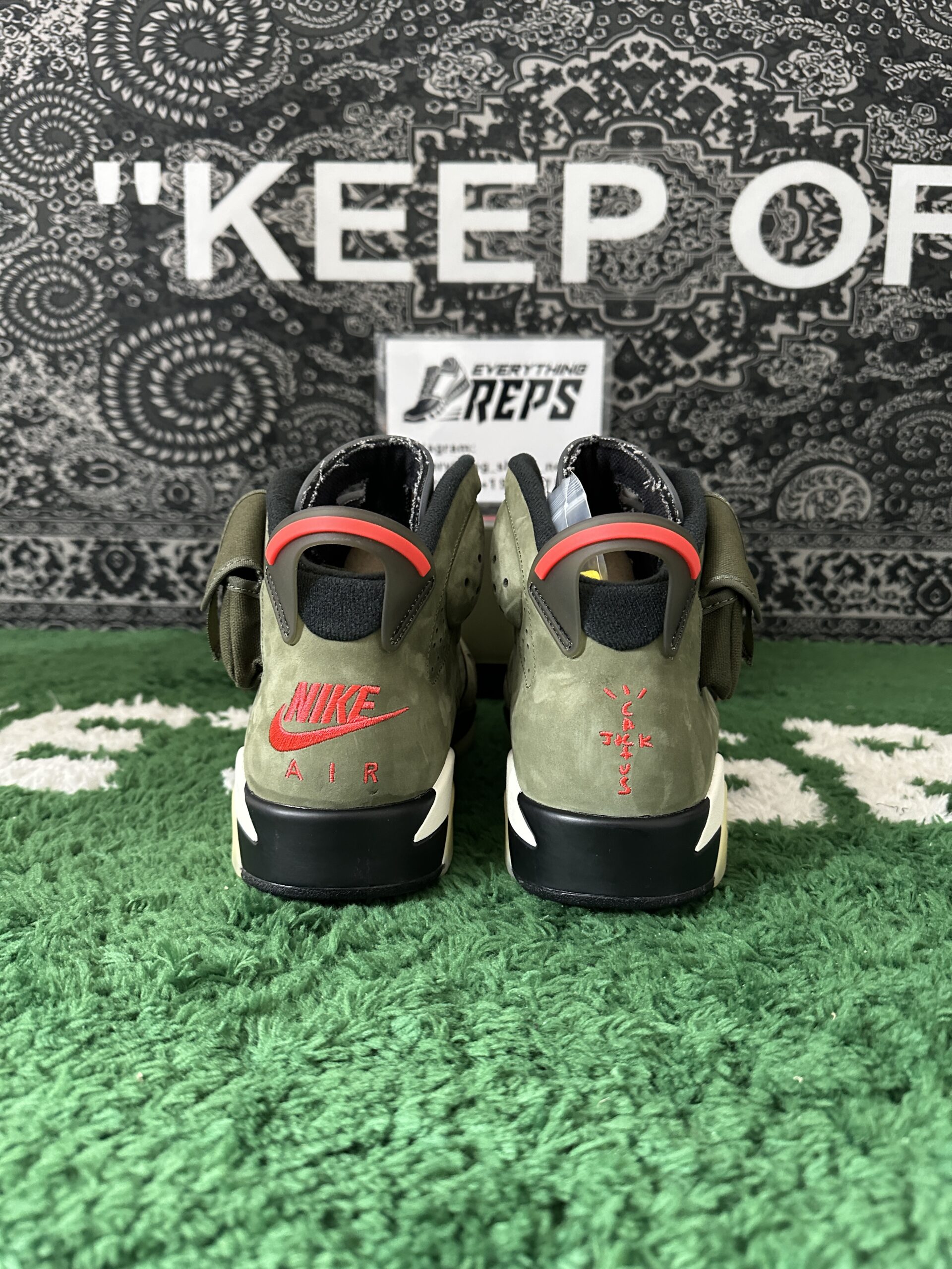 Jordan 6 Retro Travis Scott Olive - Image 4